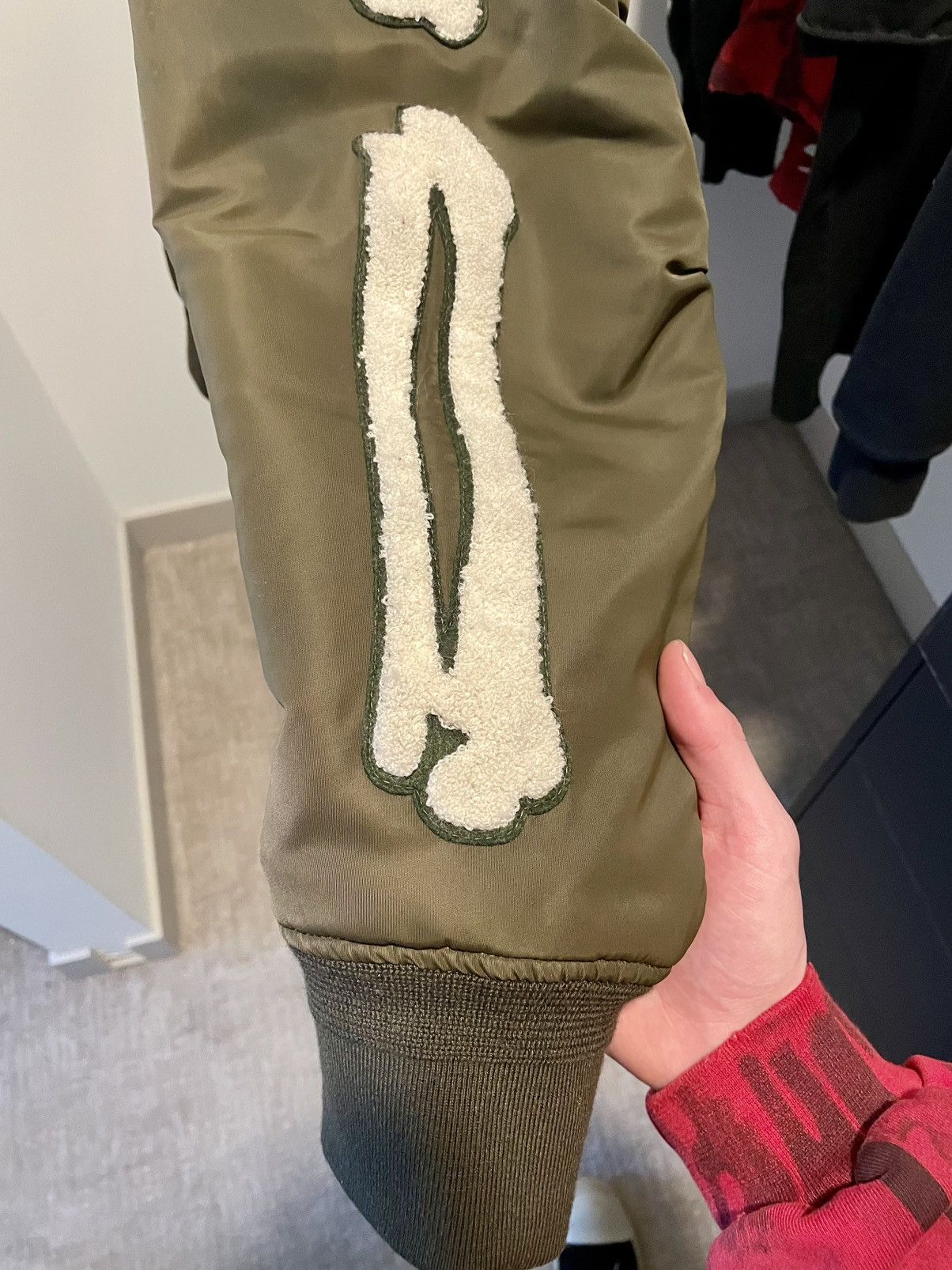 Amiri Amiri Bones Bomber Jacket Green XL Size US XL / EU 56 / 4 - 3 Thumbnail