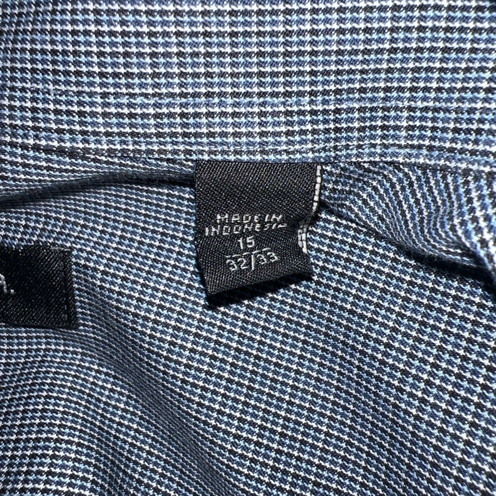 John Varvatos John Varvatos USA Slim Fit Blue Plaid Button-Up Shirt Mens Slim Fit Size 32 Color Blue 90s USA Mens Shirt Size US XS / EU 42 / 0 - 6 Thumbnail