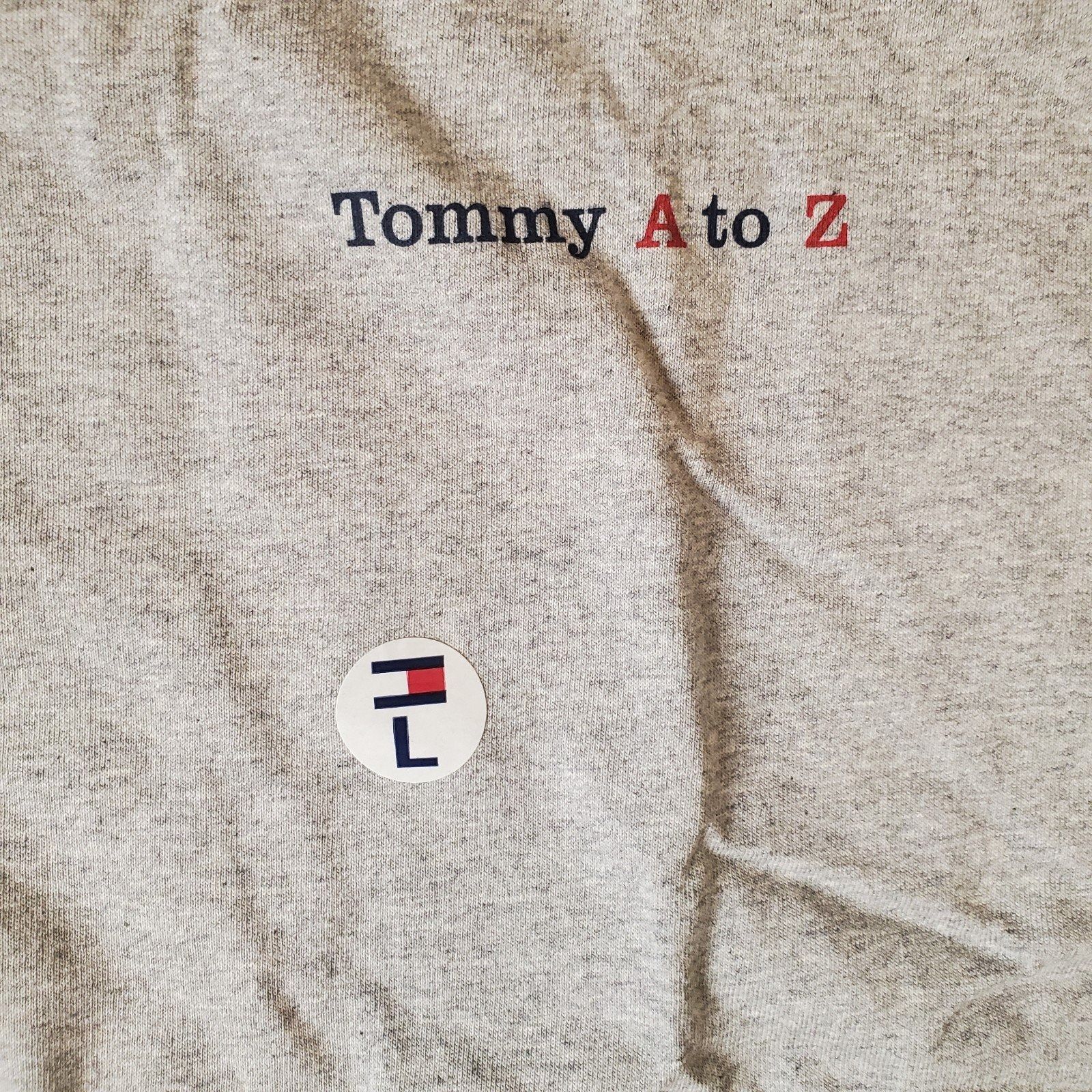 Tommy Hilfiger Tommy Hilfiger Mens Vintage 90s Y2K Tommy A to Z Graphic Cot Size US L / EU 52-54 / 3 - 2 Thumbnail