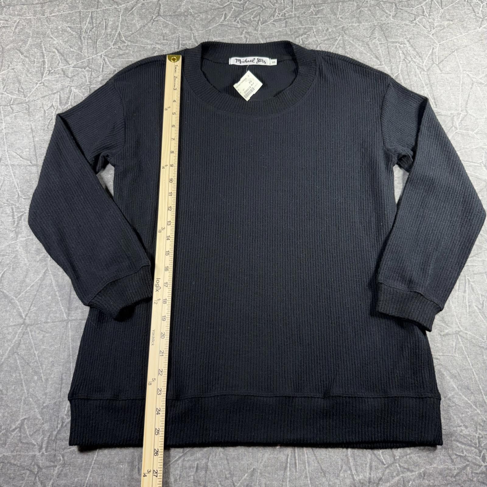Michael Stars Michael Stars Sweater Women's XS Black Vintage Knit Size XS / US 0-2 / IT 36-38 - 4 Thumbnail