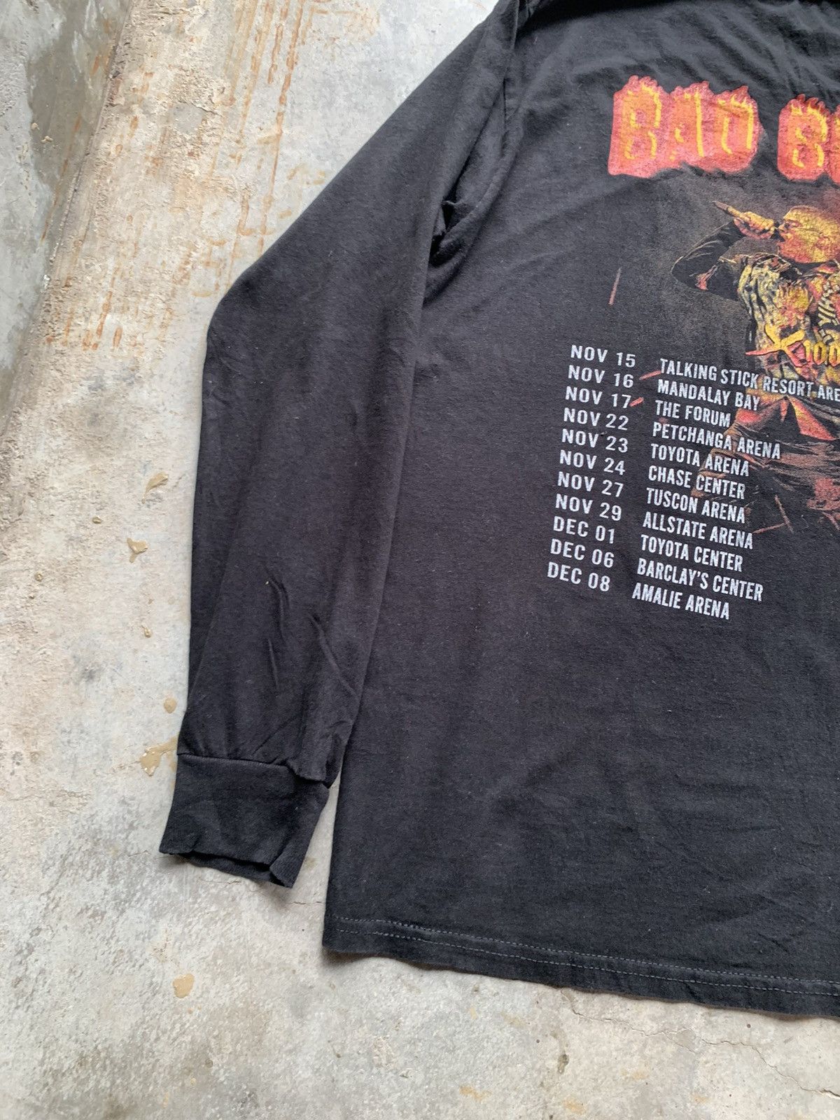 Rap Tees Bad Bunny Tour Long sleeve Rap Tshirt Size US L / EU 52-54 / 3 - 3 Thumbnail
