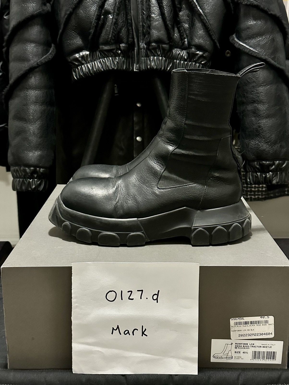 Rick Owens MEGA BOZO BEETLE TRACTOR BOOTS FW20 PERFORMA | Grailed