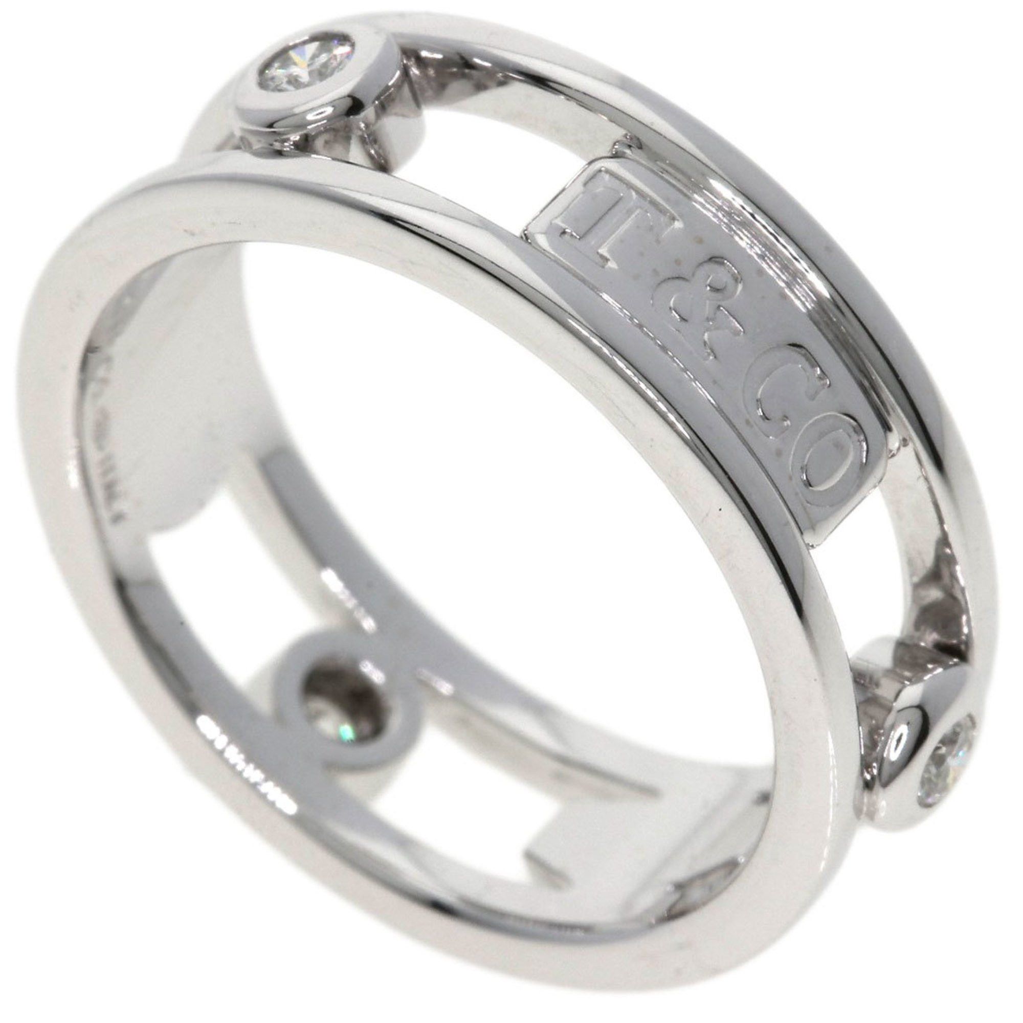 Tiffany 1837 Element Double Wire 3-Piece Diamond Ring, 18K White