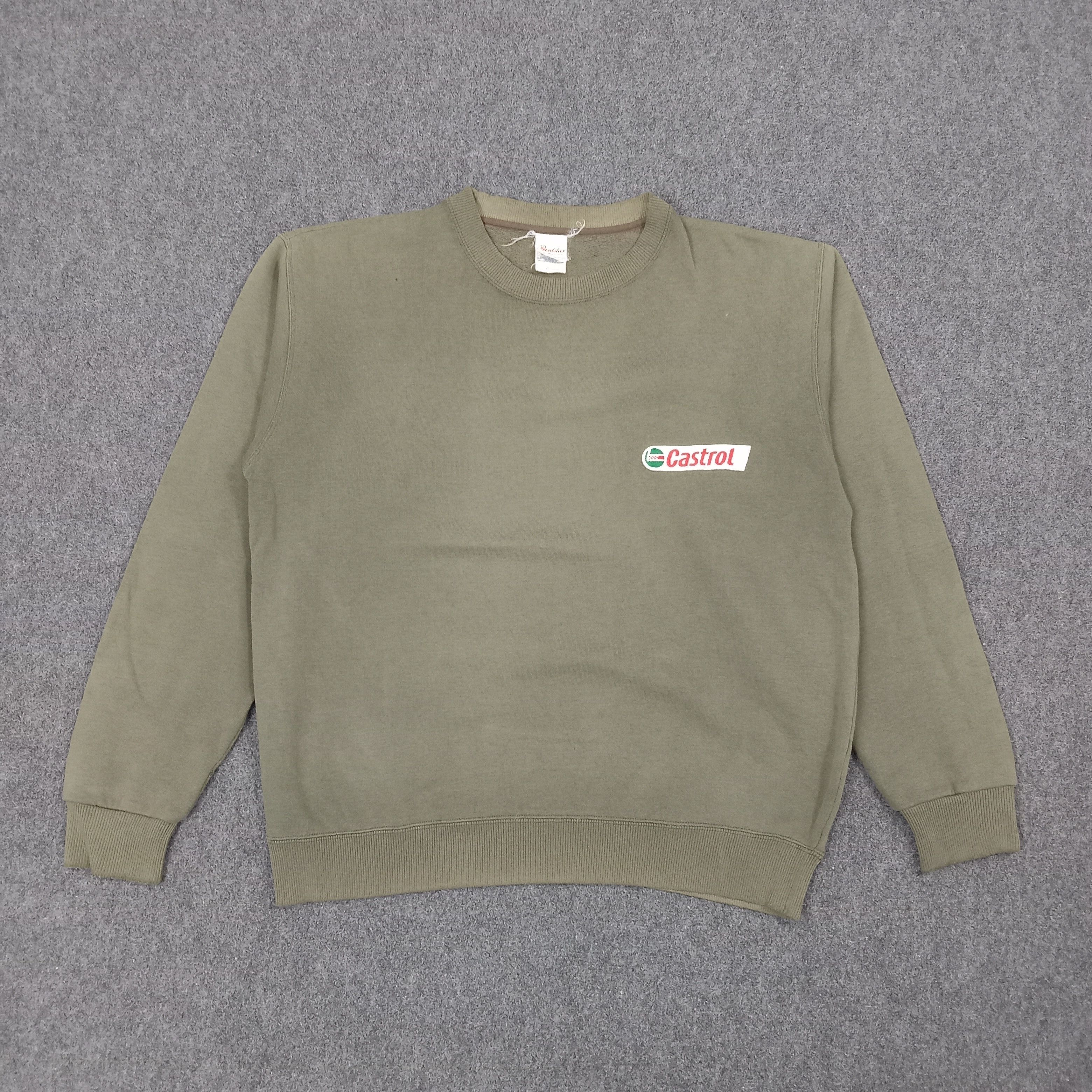 Vintage Castrol Oil Lubricant Racing Sweatshirt C268N8 Size US L / EU 52-54 / 3 - 1 Thumbnail