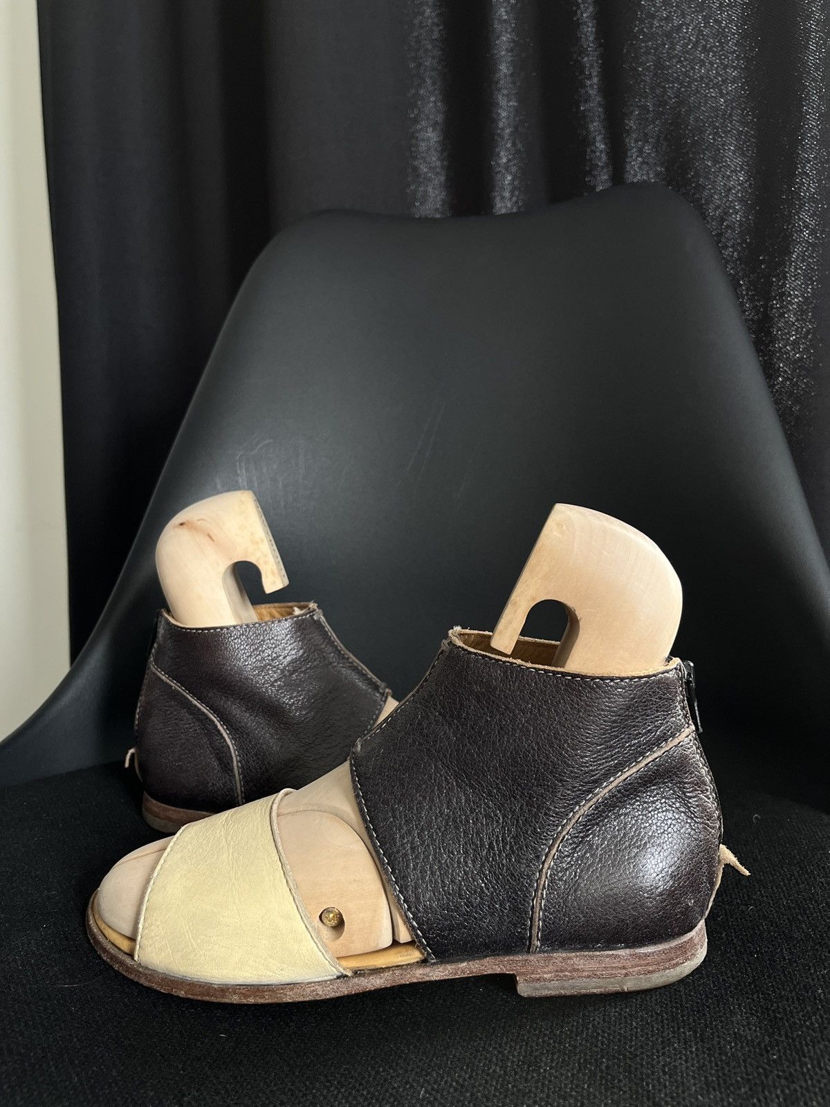 MoMA MoMa Leather Roman Style Sandals Size US 7 / IT 37 - 13 Thumbnail