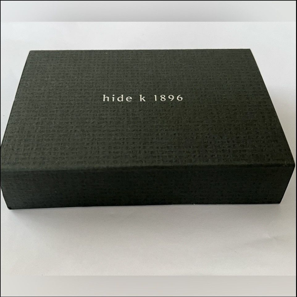 Japanese Brand hide k 1896 RFID Blocking Bifold Leather Red Wallet Size ONE SIZE - 9 Thumbnail