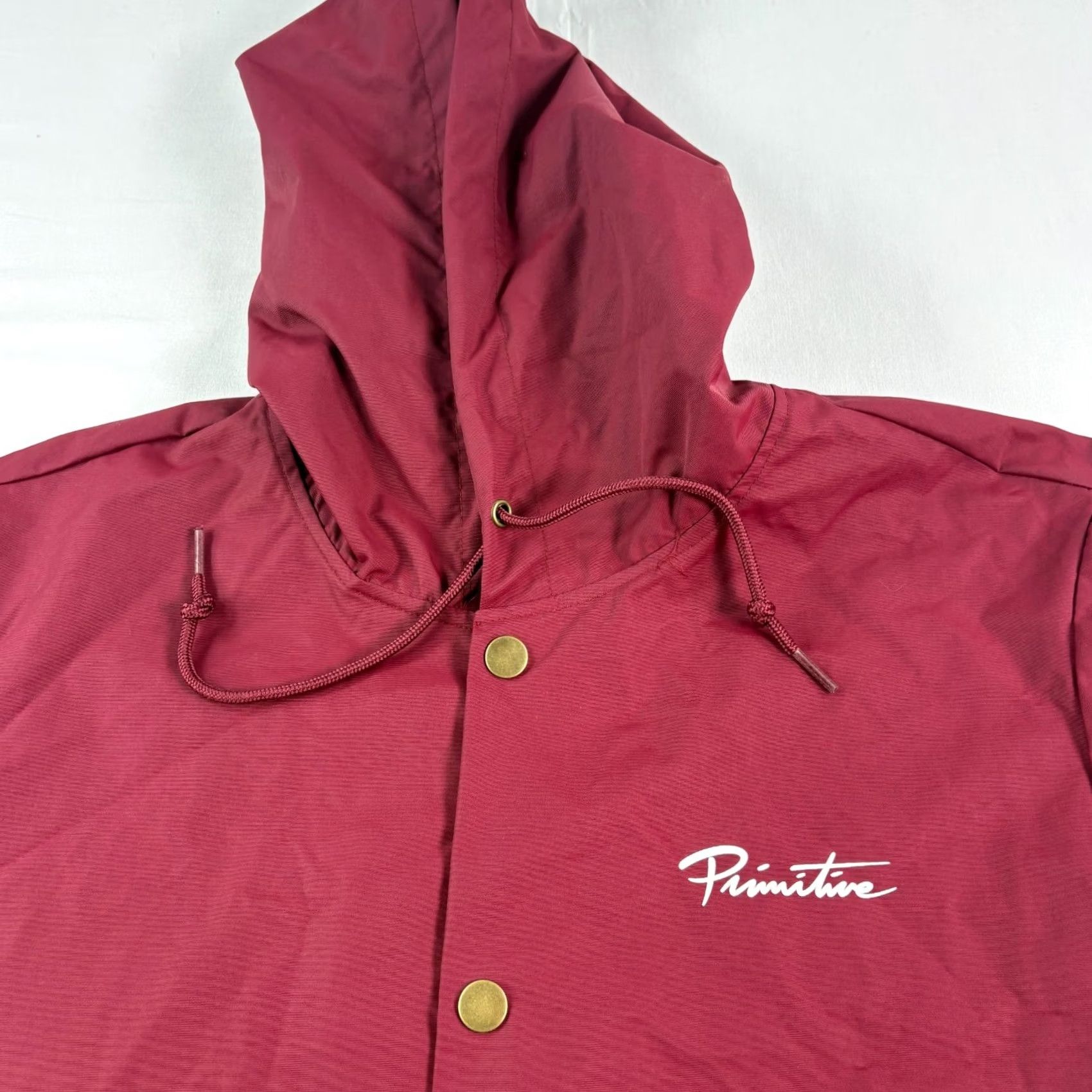 Primitive Primitive Skateboarding Jacket Mens L Rain Snap Up Water Resistant Windbreaker Size US L / EU 52-54 / 3 - 2 Thumbnail