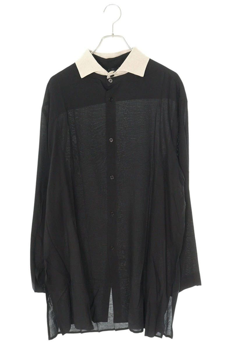 Yohji Yamamoto YOHJI YAMAMOTO POUR HOMME Color long sleeve shirt Size US XL / EU 56 / 4 - 1 Thumbnail