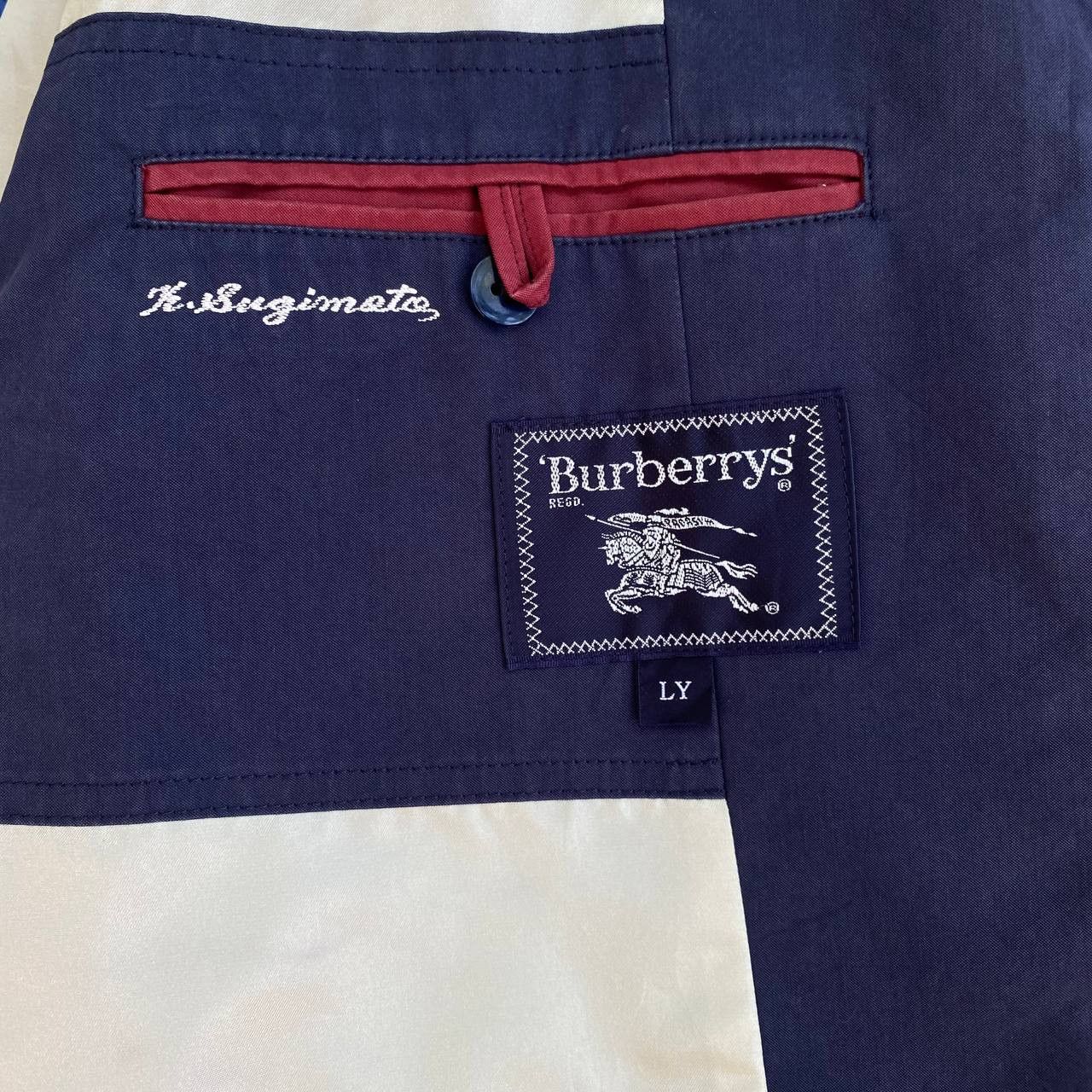 Burberry × Vintage Vintage Burberry Reversible Big Logo Zipper Jacket Size US XL / EU 56 / 4 - 6 Thumbnail