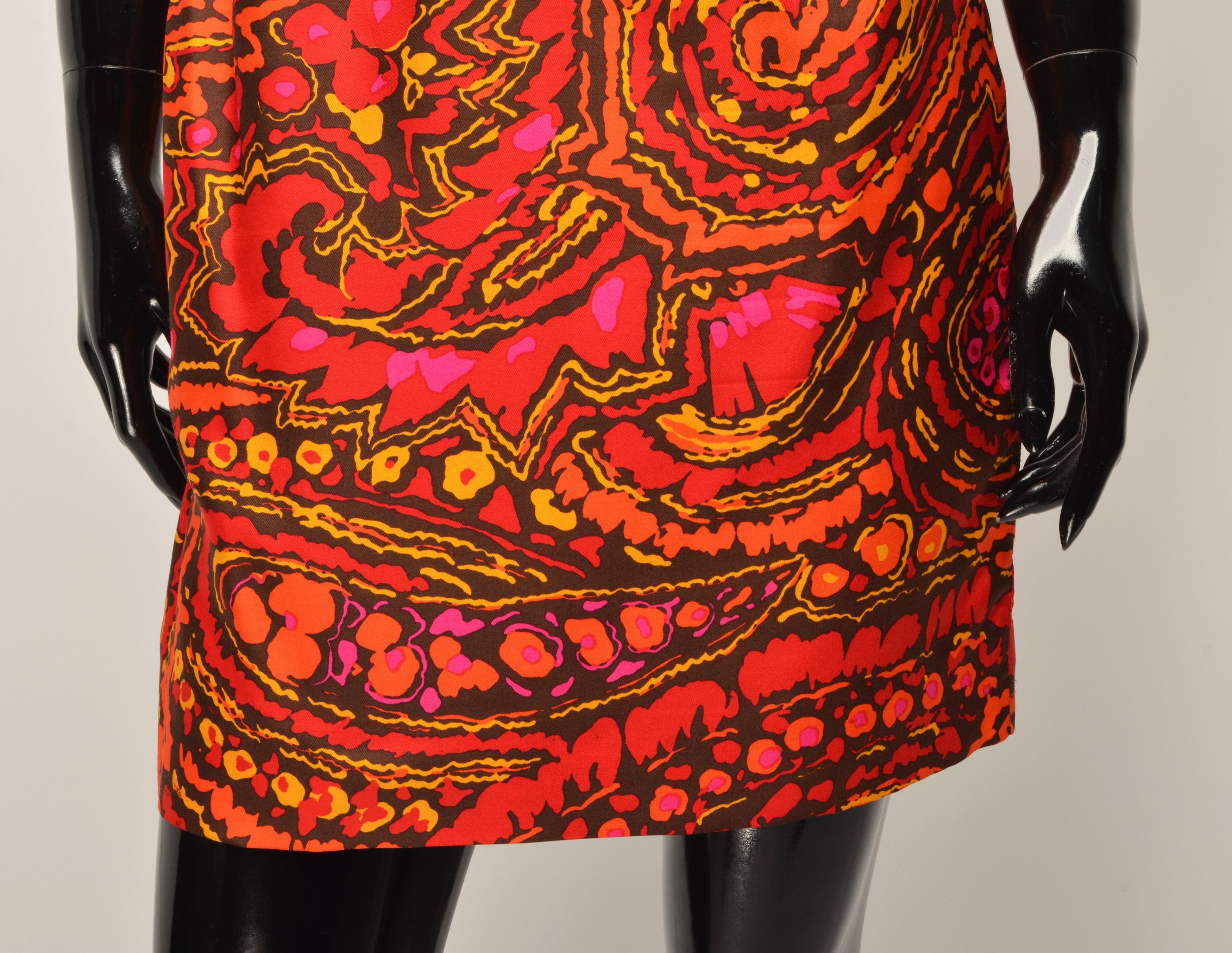 Givenchy Vintage Givenchy Boutiques Paisley Silk Mini Skirt Size 26" / US 2 / IT 38 - 2 Thumbnail