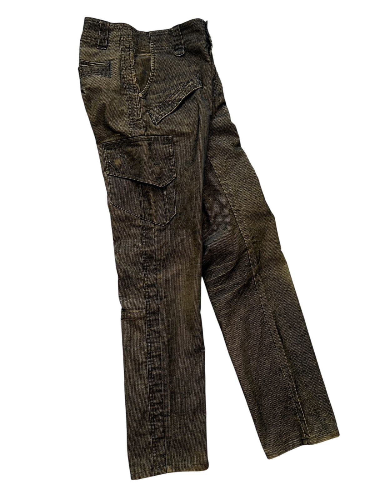 semanticdesign Semantic Design 2 Tone Corduroy Cargo Pants Size US 31 - 1 Thumbnail