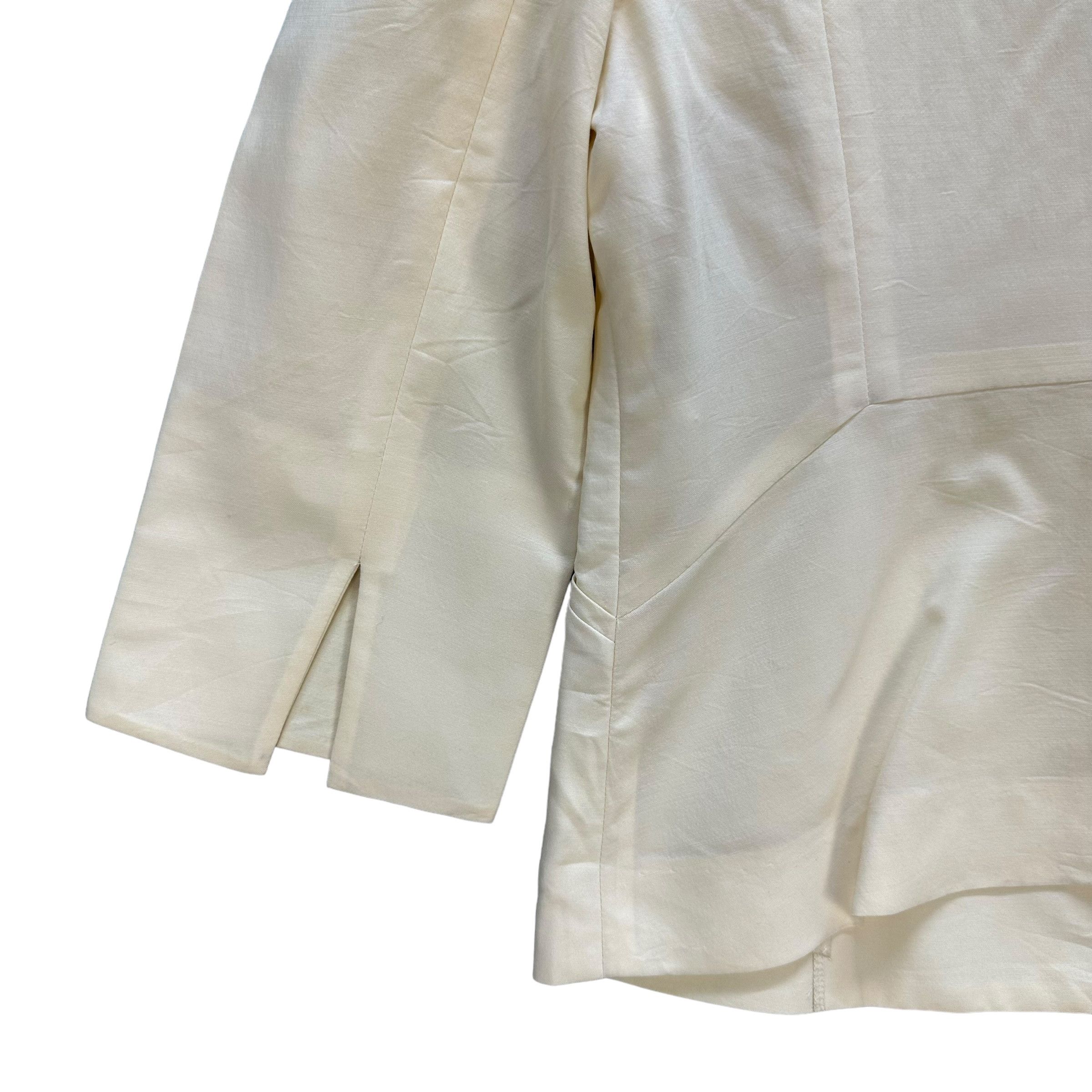Karl Lagerfeld KARL LAGERFELD Cropped Single Button Blazer Jacket #A44-1004 Size S / US 4 / IT 40 - 13 Thumbnail