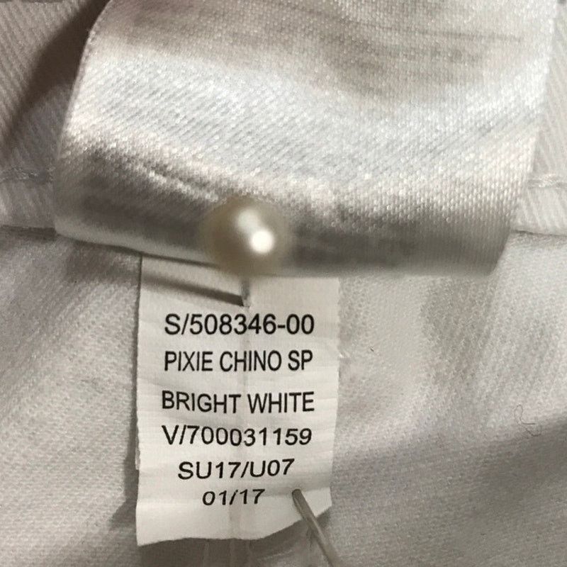 Old Navy Old Navy Pixie White Straight Leg Petite Ankle Pants 6 Size 28" / US 6 / IT 42 - 7 Thumbnail