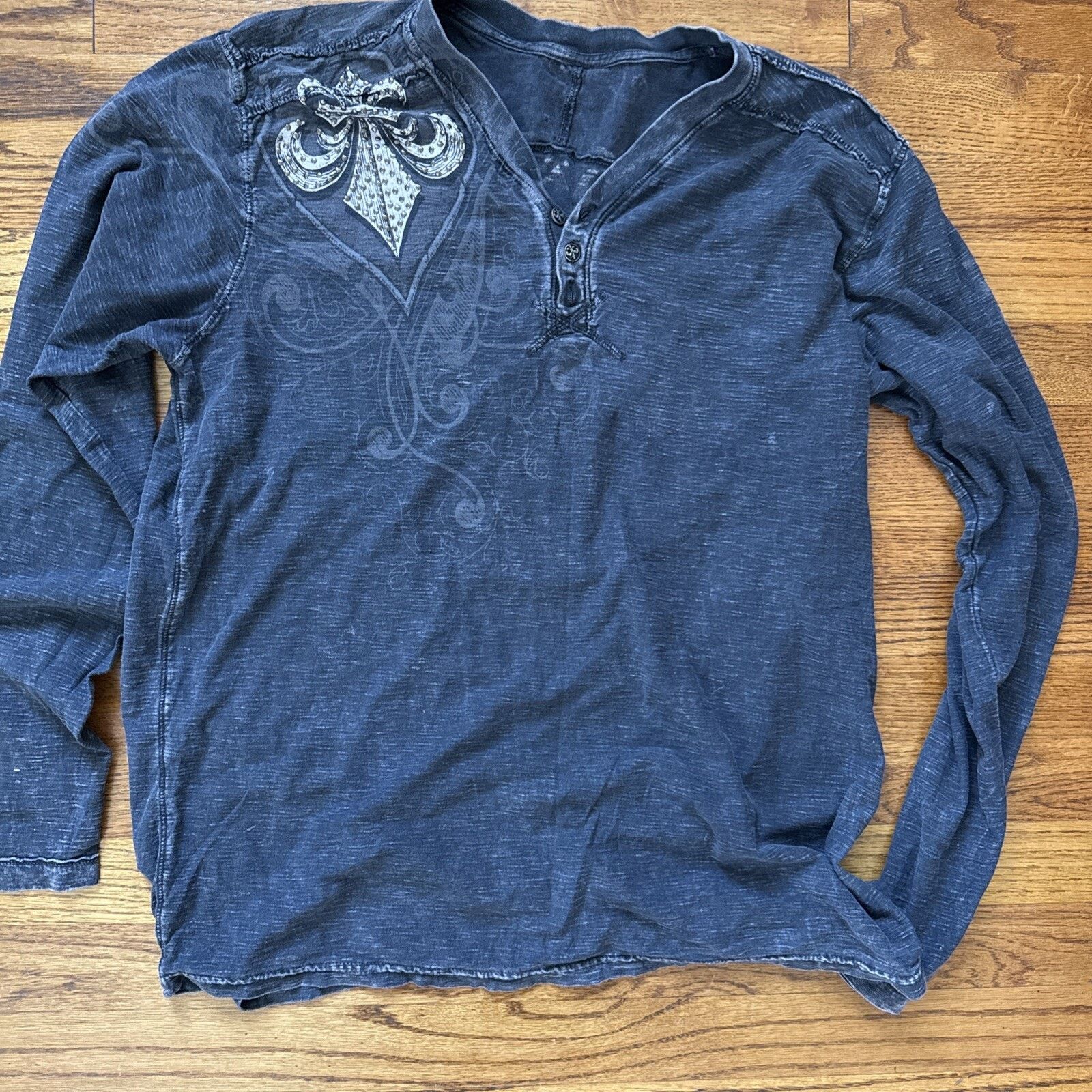 Affliction Lot Of 2 VTG Y2K Affliction Long Sleeve Shirt Button Size US M / EU 48-50 / 2 - 2 Thumbnail
