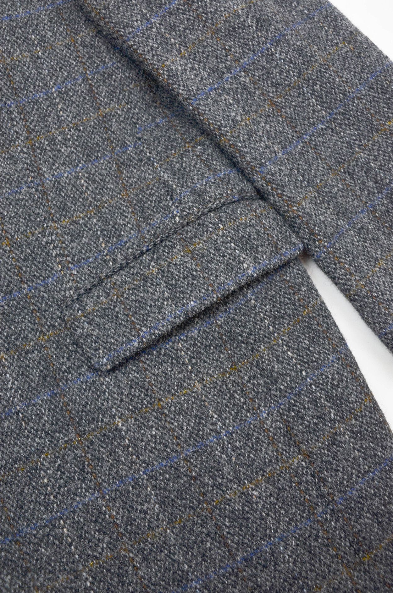Harris Tweed Harris Tweed Wool Checked Blazer – Grey/Blue – Size 50 Size 50R - 5 Thumbnail