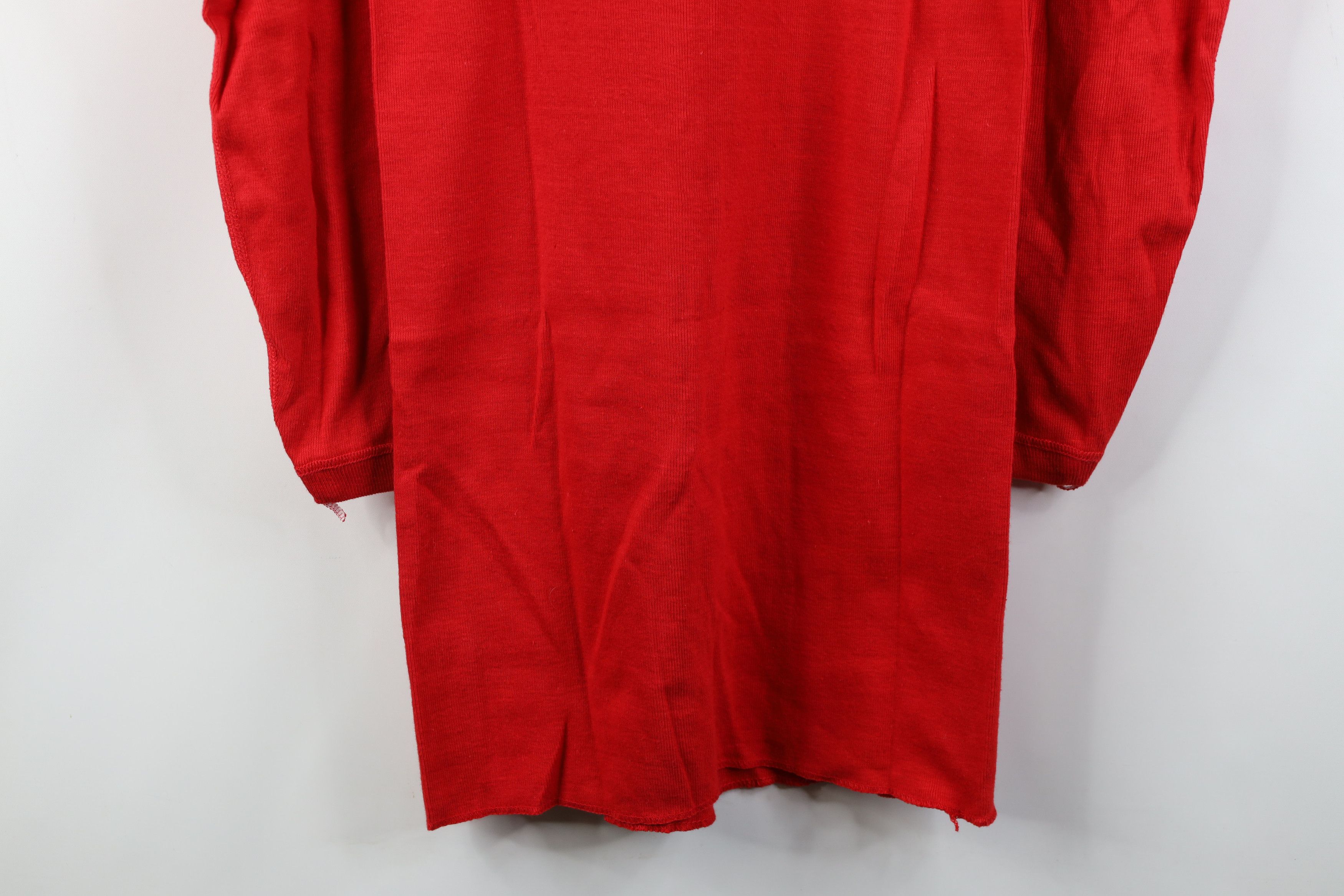 Vintage Deadstock Vintage 50s Healthknit Ribbed Henley T-Shirt USA Size US M / EU 48-50 / 2 - 12 Thumbnail