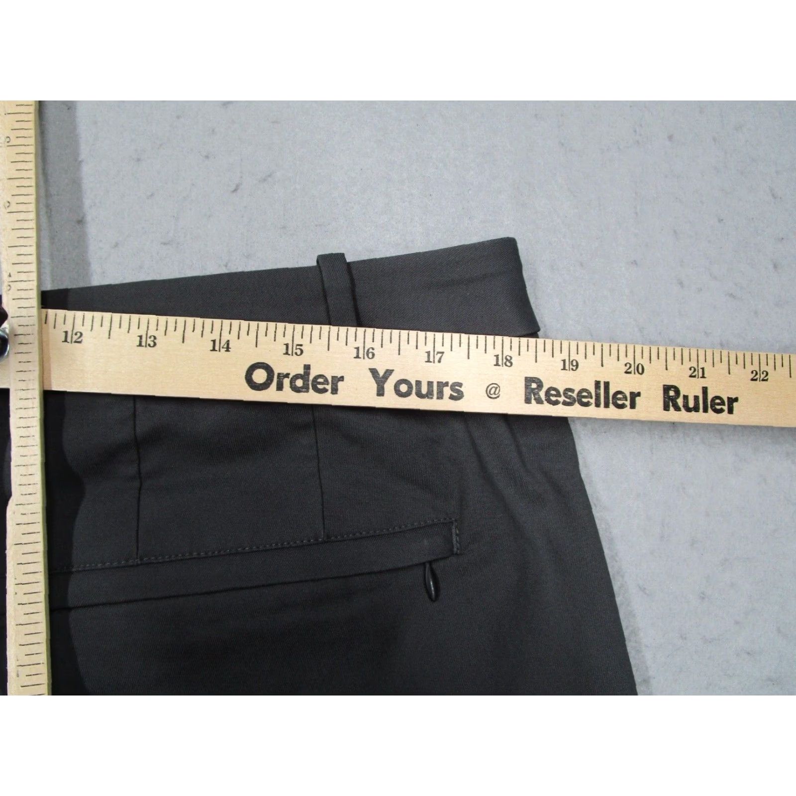 Vintage KIT AND ACE Men’s Slim Chino Pants 36 Gray Slim Fit Travel Performance 36x29 Regular Inseam Gray Logo Pockets Zipper Size US 36 / EU 52 - 6 Thumbnail