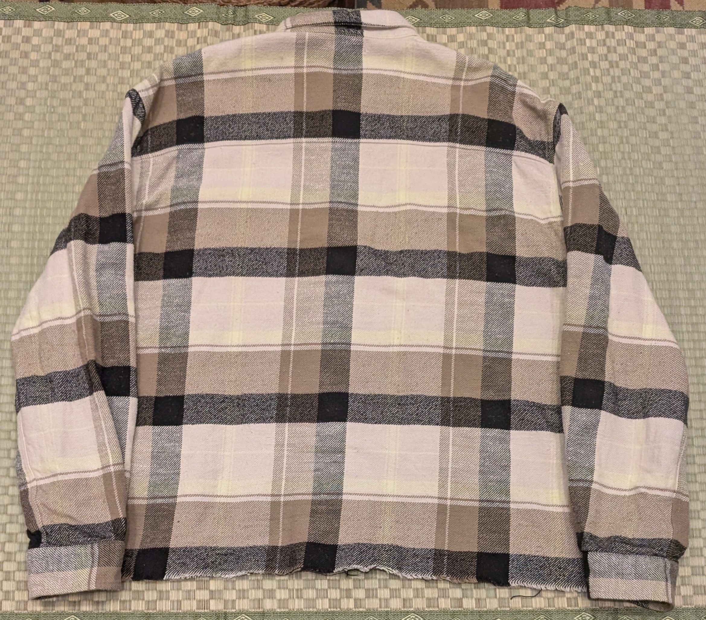 John Elliott John Elliott Hemi Oversized Shirt in Cyclone Check Raw Hem Size US XL / EU 56 / 4 - 2 Thumbnail
