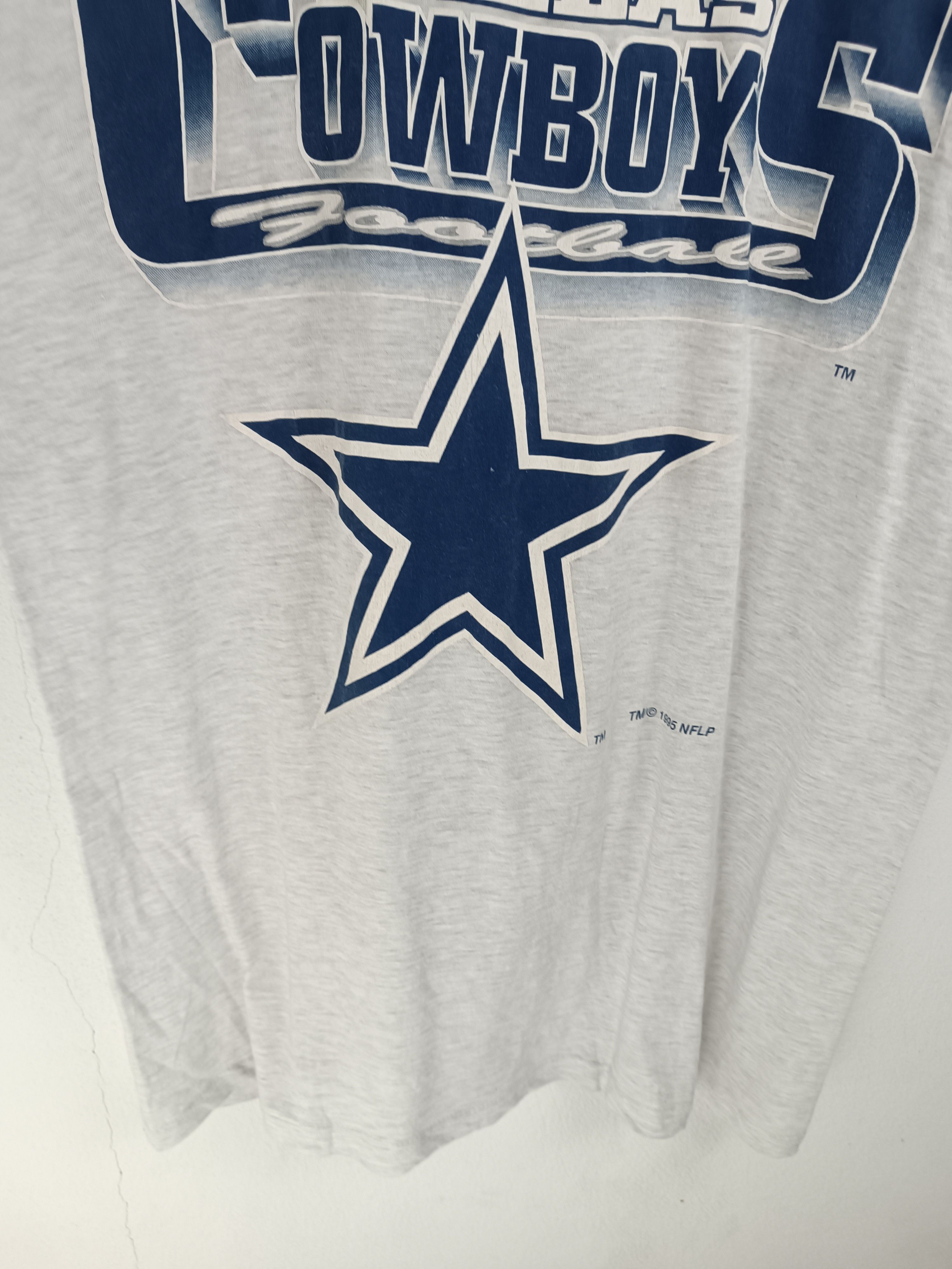 NFL VINTAGE 90'S DALLAS COWBOYS FOOTBALL TEE mavericks wings Size US L / EU 52-54 / 3 - 6 Thumbnail
