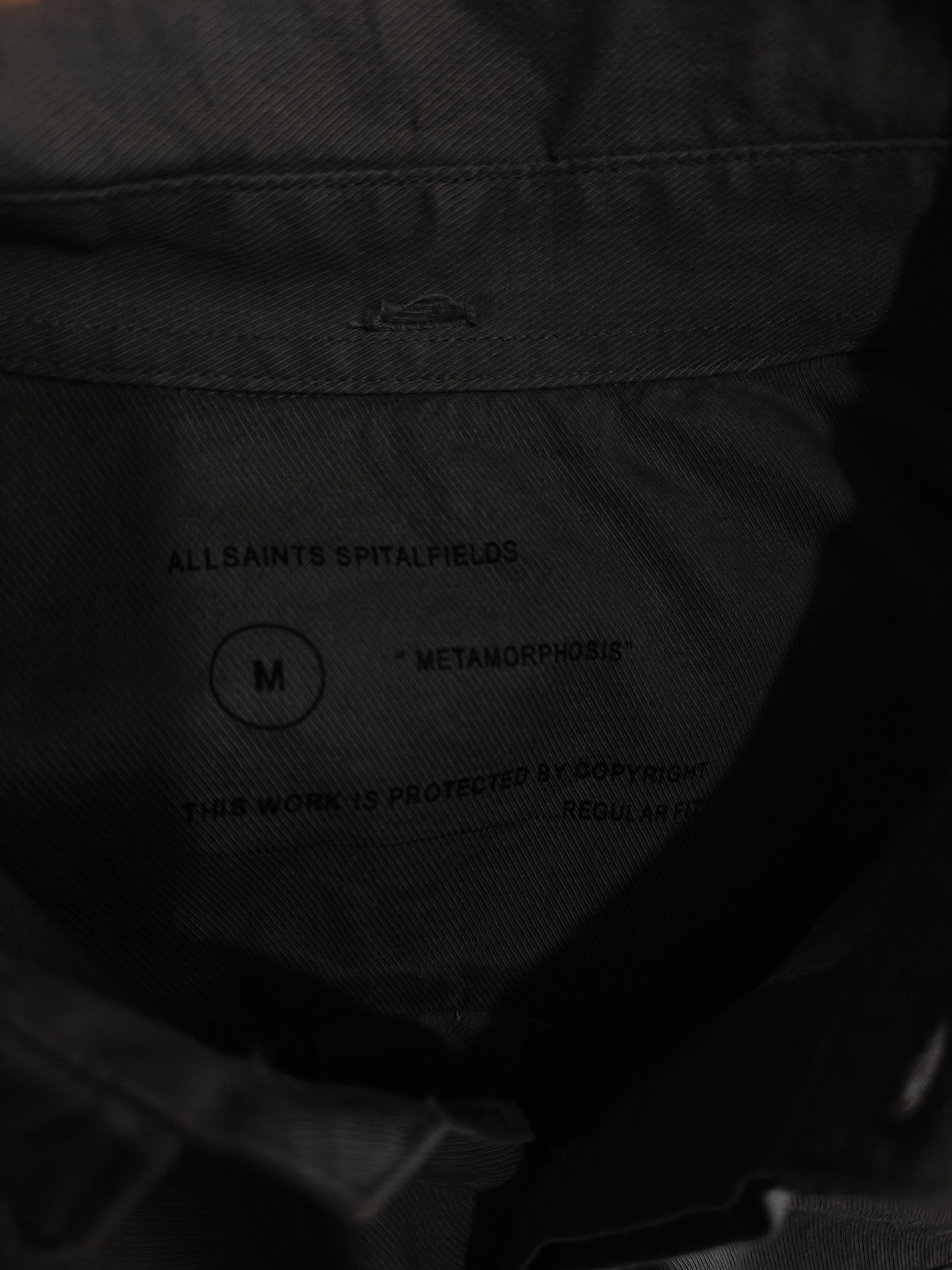 Allsaints Allsaints Shirt Metamorphosis Pockets Gray size M Size US M / EU 48-50 / 2 - 9 Thumbnail