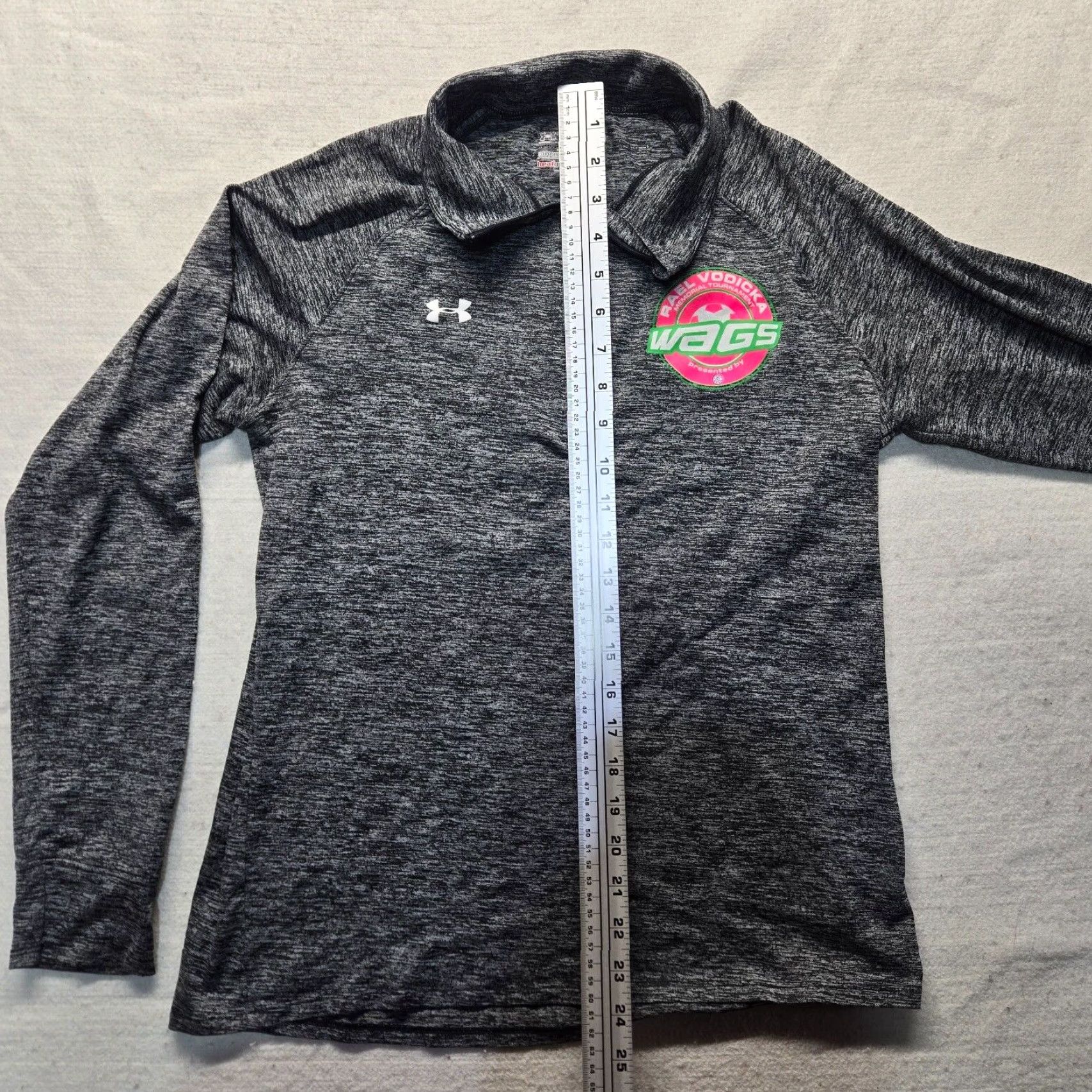 Under Armour Under Armour Shirt Adult Women's M Gray Tee T-Shirt 1/4 Zip Rael Vodicka Wags Womens Size M / US 6-8 / IT 42-44 - 6 Thumbnail