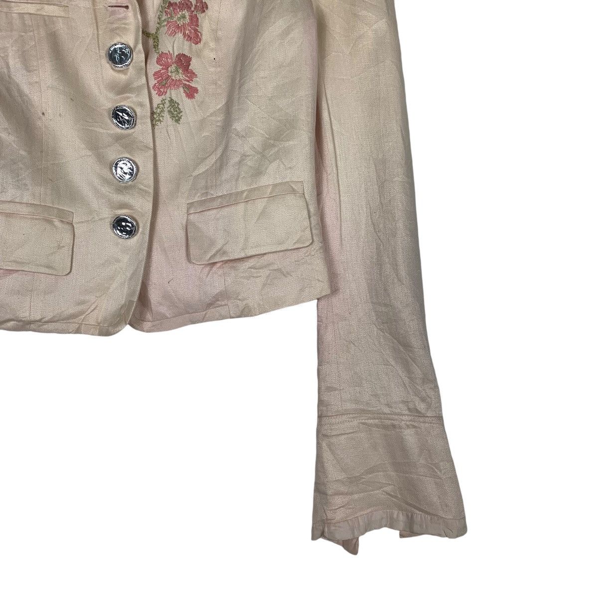 Kenzo Kenzo Flower Design Crop Jacket Size XS / US 0-2 / IT 36-38 - 4 Thumbnail