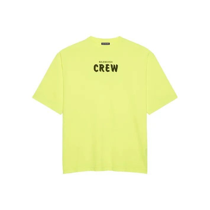 Balenciaga Balenciaga Balenciaga Crew Logo Print Short Sleeve TShirt Size US S / EU 44-46 / 1 - 1 Thumbnail