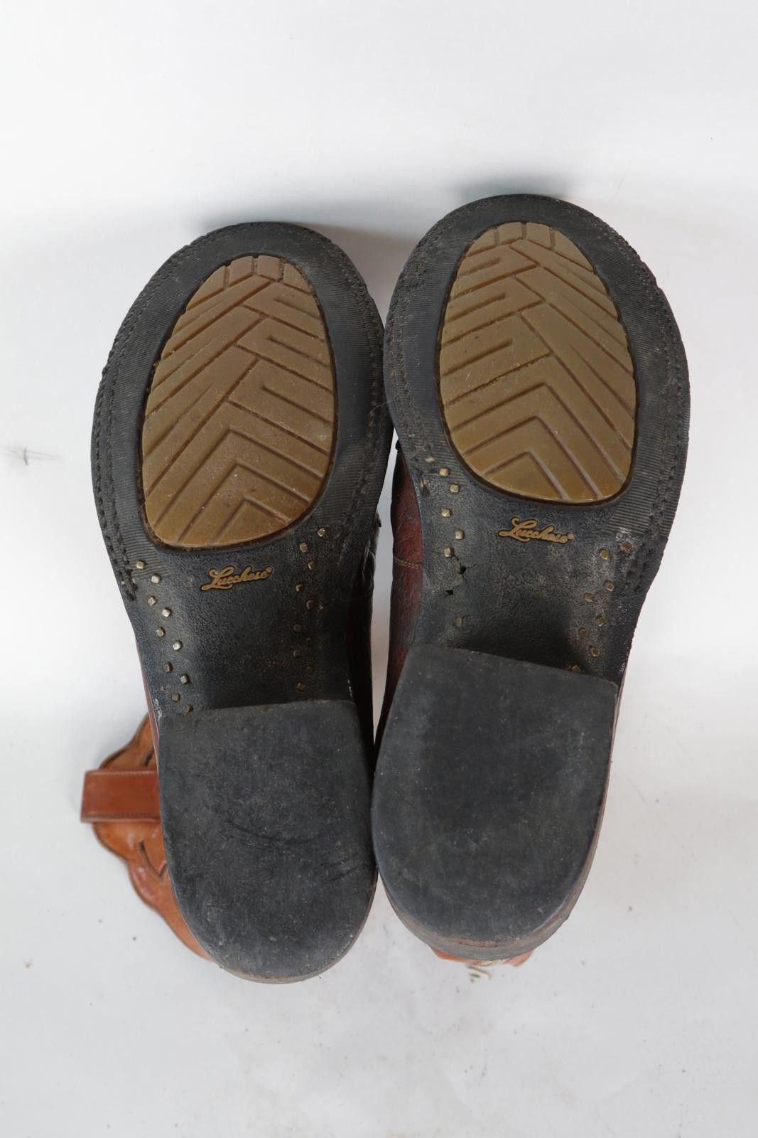 Lucchese 90's Lucchese Western Ostrich Quill Cowboy Boot Size ONE SIZE - 6 Thumbnail