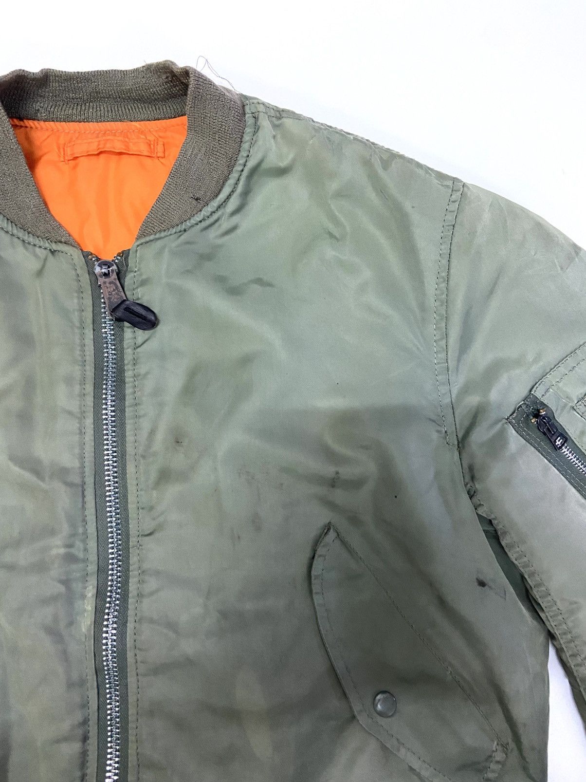 Alpha Industries × Vintage VINTAGE ALPHA INDUSTRIES MA 1 JACKET Size US L / EU 52-54 / 3 - 7 Thumbnail