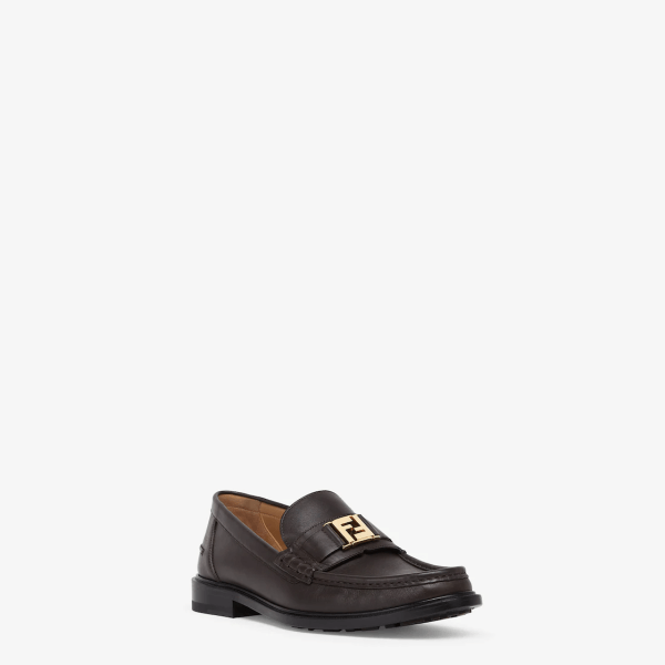 Fendi o1s1wg110125 Loafer in Brown Size US 5 / EU 37 - 1 Thumbnail