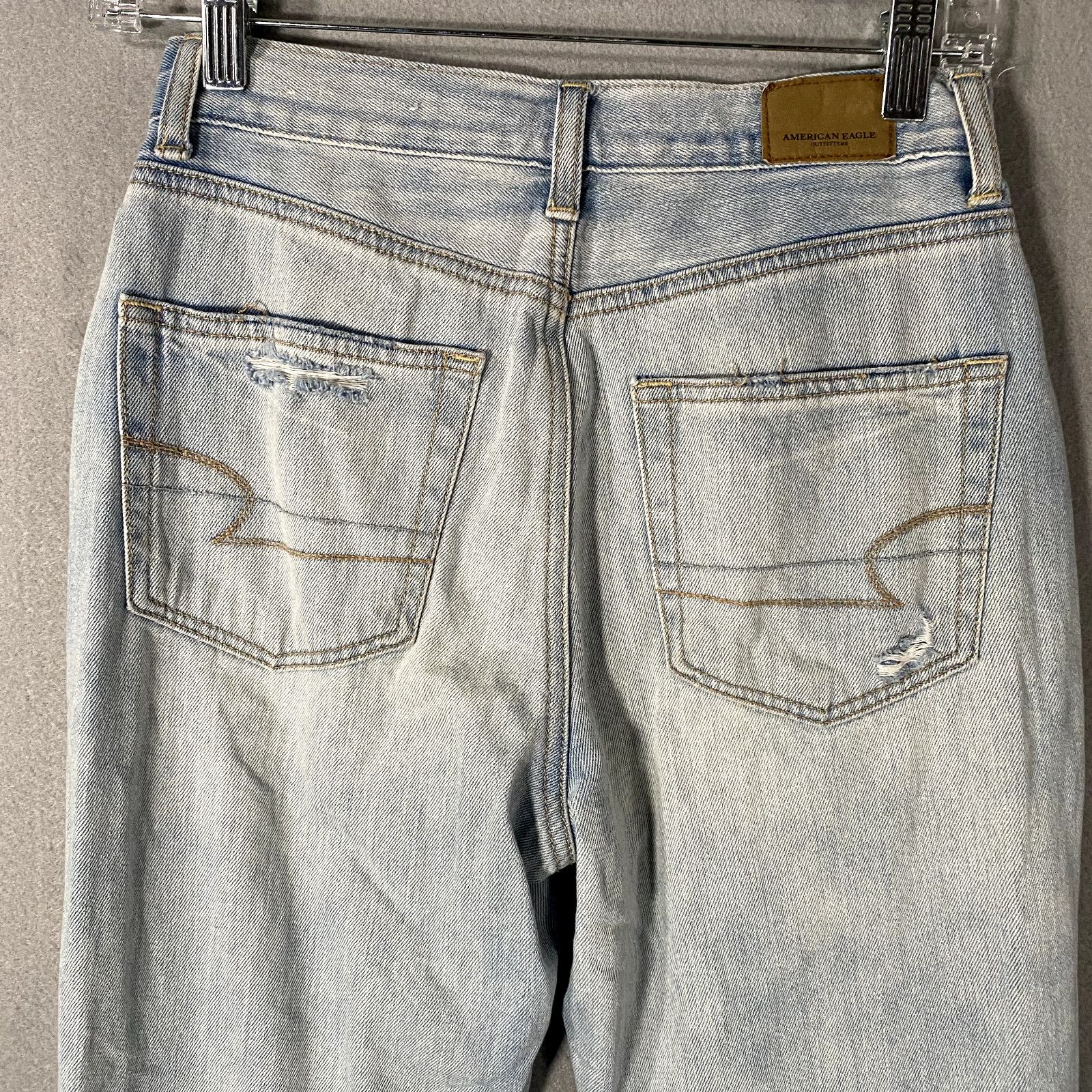 American Eagle Outfitters American Eagle Distressed High Rise Jeans Pants Womans 2 Sho Size 28" / US 6 / IT 42 - 5 Thumbnail
