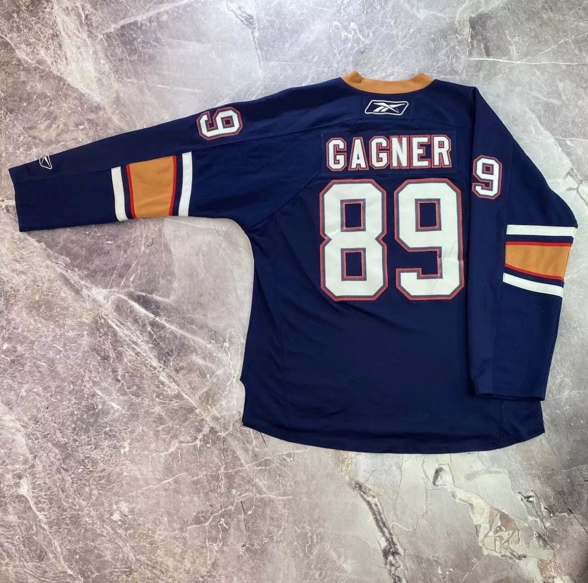 NHL × Reebok Sam Gagner Edmonton Oilers Blue Reebok Hockey Jersey Men XL Size US XL / EU 56 / 4 - 10 Thumbnail