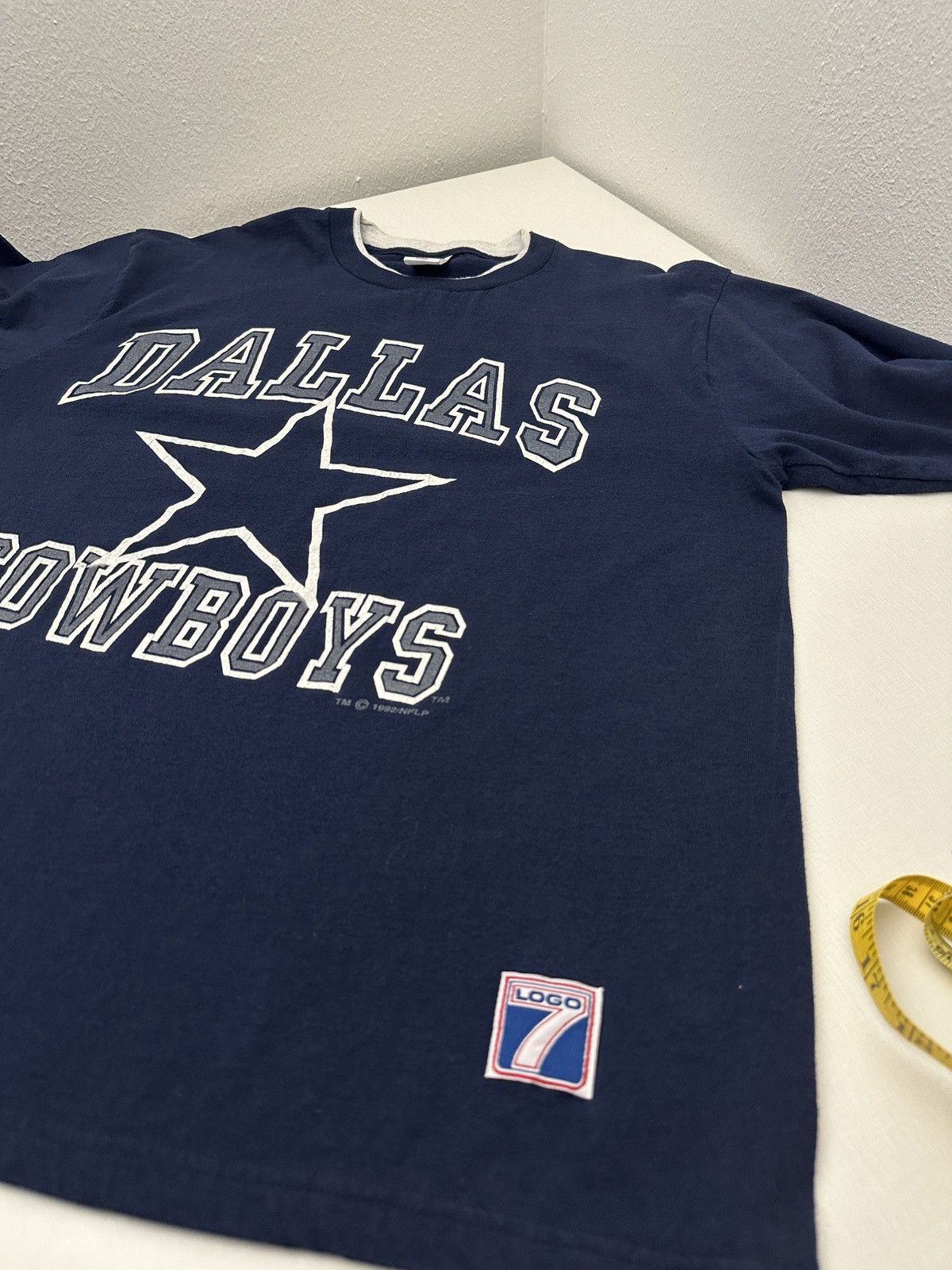 Logo 7 Vintage 90s Dallas Cowboys Logo 7 1992 NFL Double Sleeves XL Size US XL / EU 56 / 4 - 5 Thumbnail
