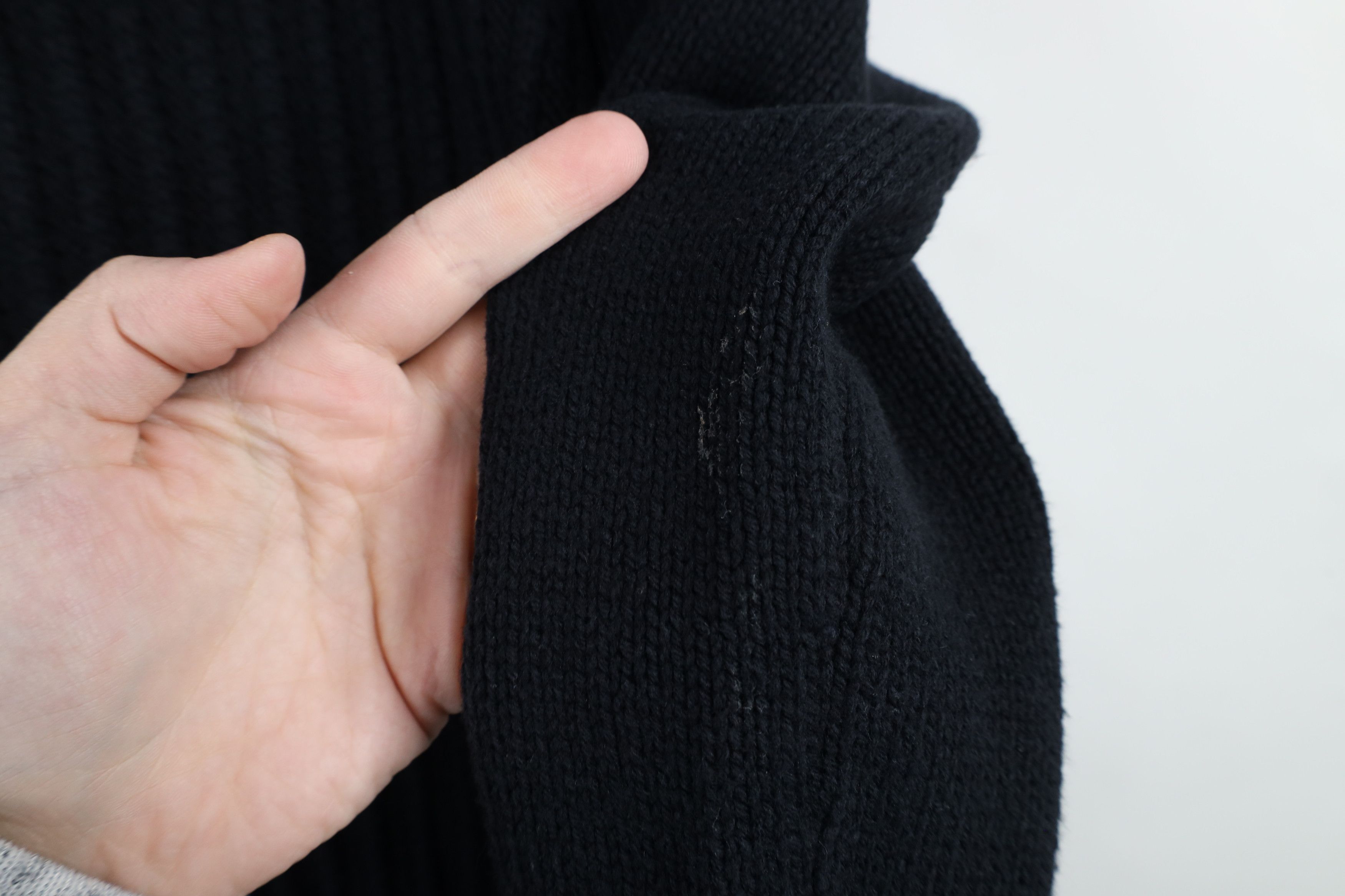 Express × Vintage Vintage Y2K Express Babydoll Ribbed Knit Turtleneck Sweater Size L / US 10 / IT 46 - 4 Thumbnail