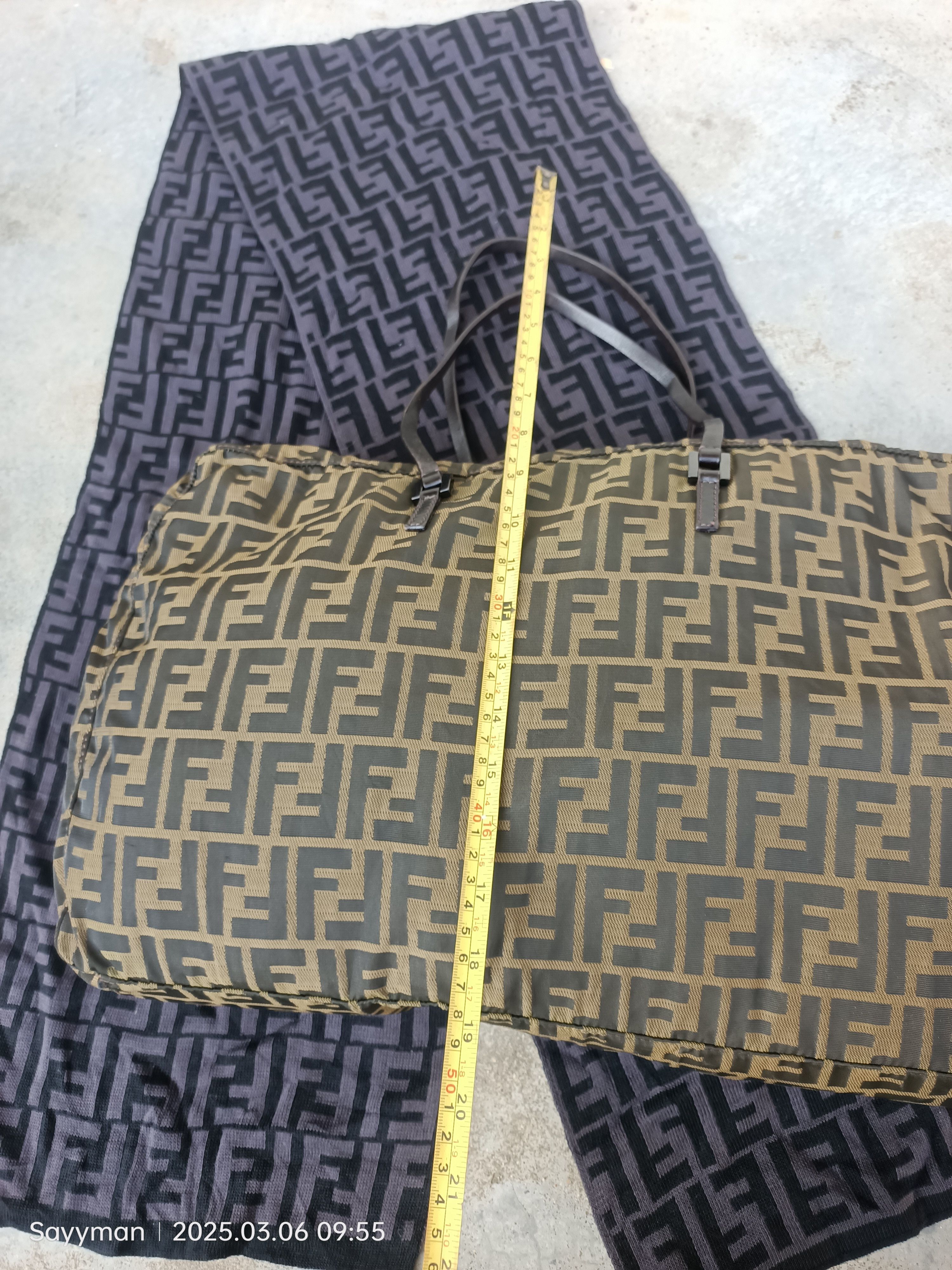 Fendi FENDI Monogram Zucca Baguette bag Size ONE SIZE - 19 Thumbnail