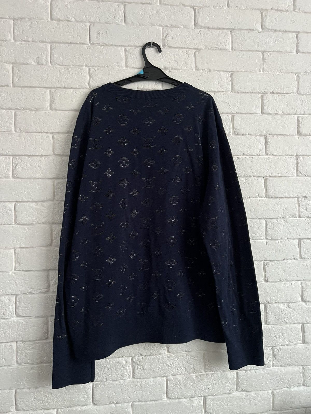 Louis Vuitton Drop needle monogram sweater Size US XL / EU 56 / 4 - 3 Thumbnail