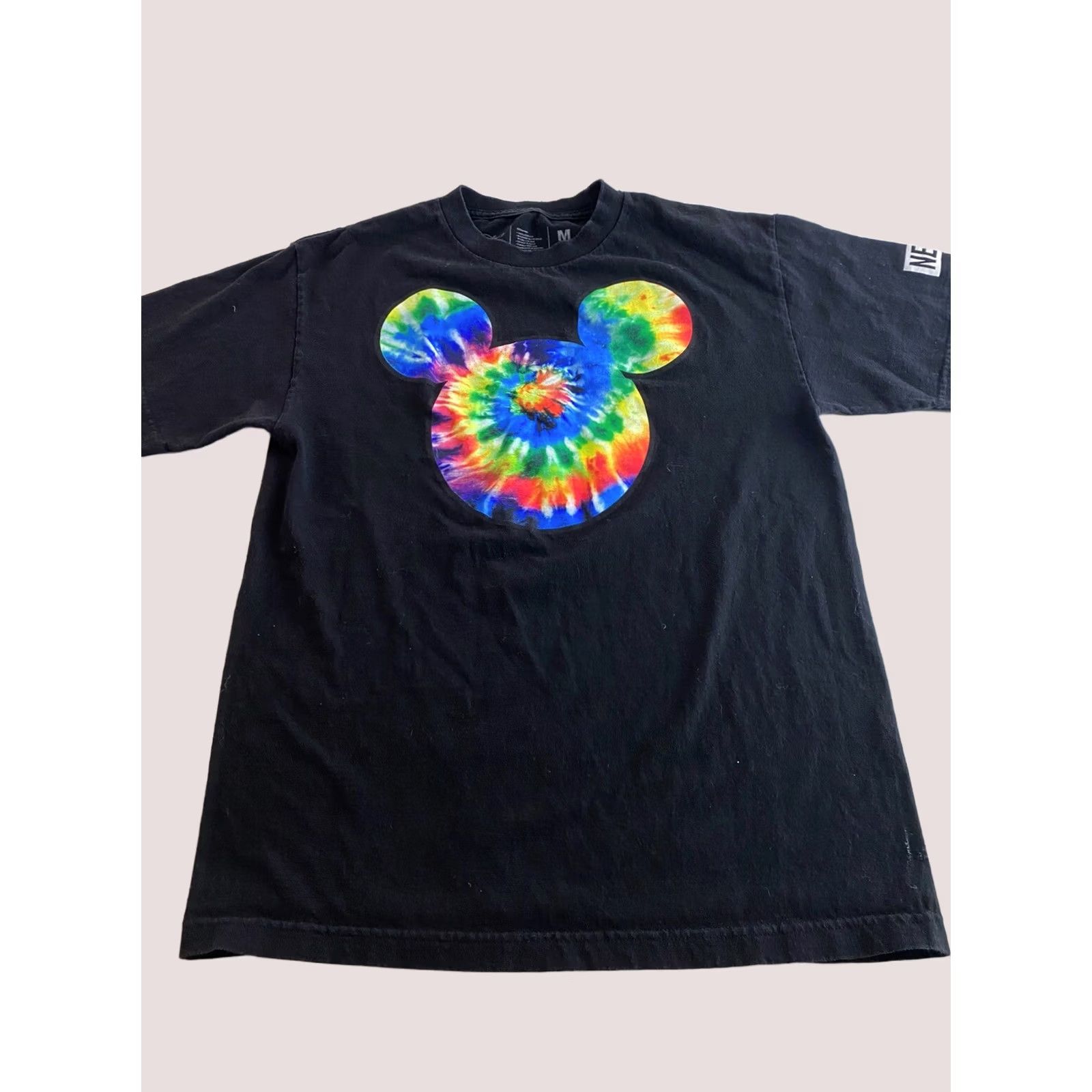 Disney Disney Mickey Mouse Tie Dye Neff TEE T SHIRT Medium M Shirt Mens Multicolor 90s Disney Tie Dye Geometric Graphic Print Crew Neck Short Sleeve Tee S/M Size US M / EU 48-50 / 2 - 1 Thumbnail
