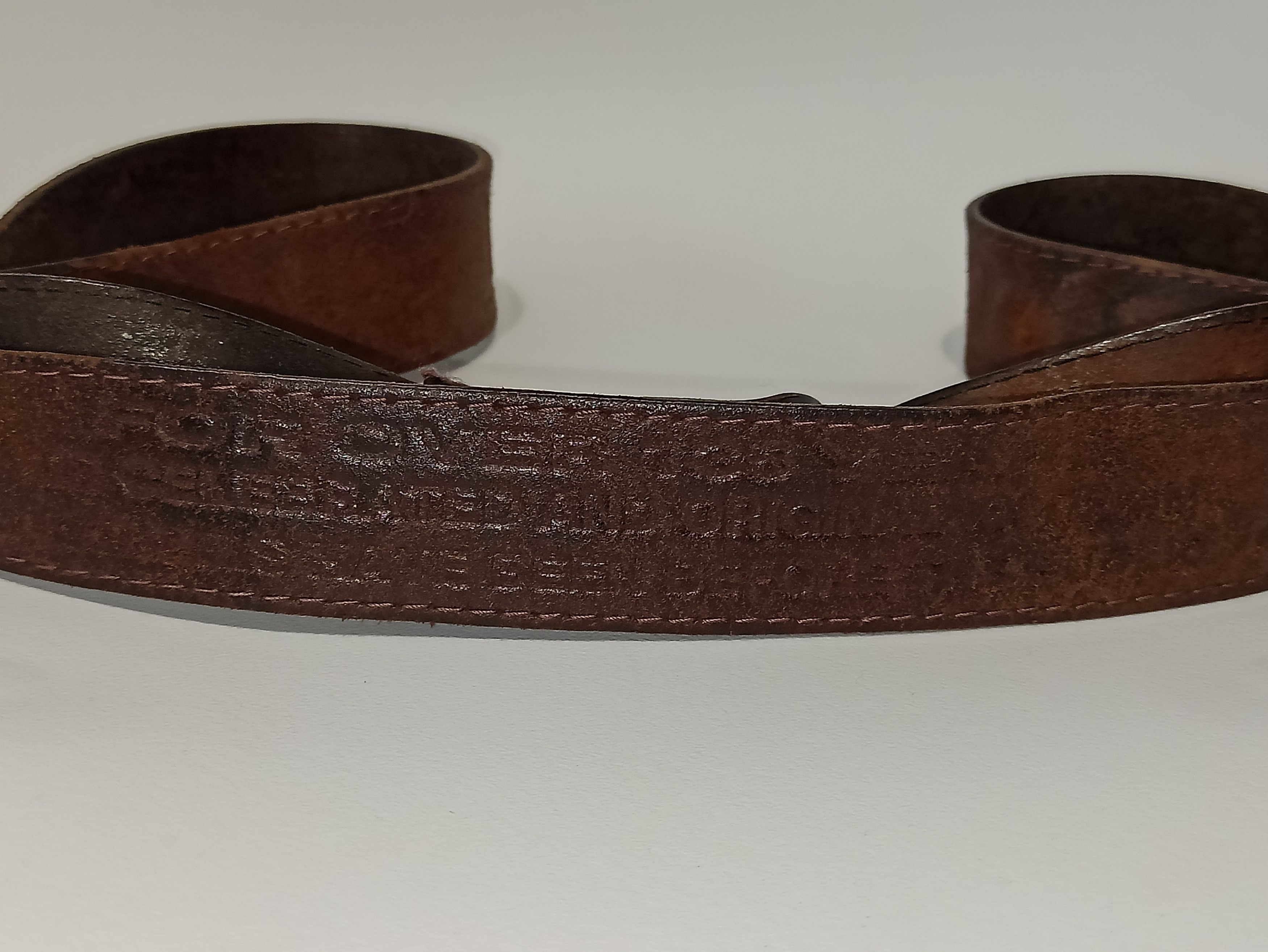 Levi's LEVIS 501 Vintage belt logo original brown leather Size ONE SIZE - 3 Thumbnail