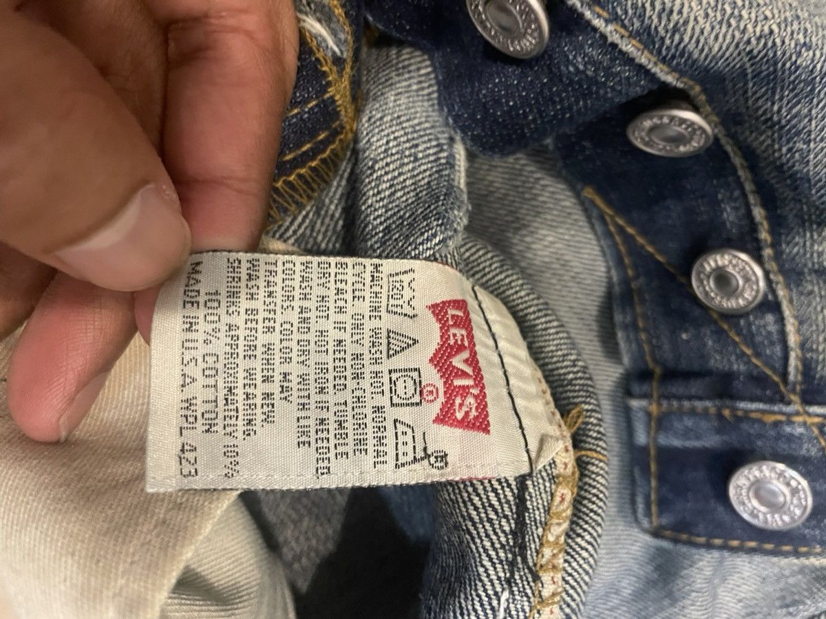 Levi's 🔥VINTAGE🔥LEVIS BIG "E" SELVEDGE BUTTON FLY Size US 29 - 9 Thumbnail