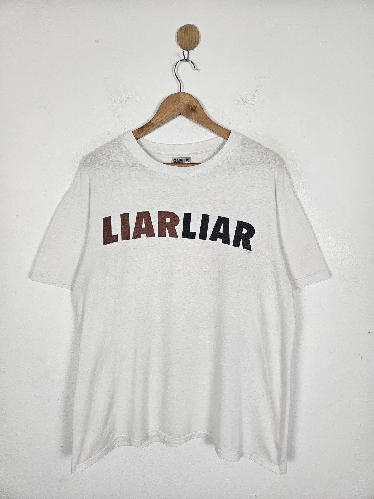 Vintage Vintage 90s Liar Liar Movie Film jim carrey shirt Size US L / EU 52-54 / 3 - 1 Thumbnail