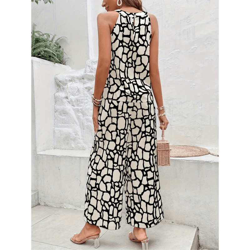 Other Sleeveless Printed Lace-up One-piece Trousers Size S / US 4 / IT 40 - 5 Thumbnail