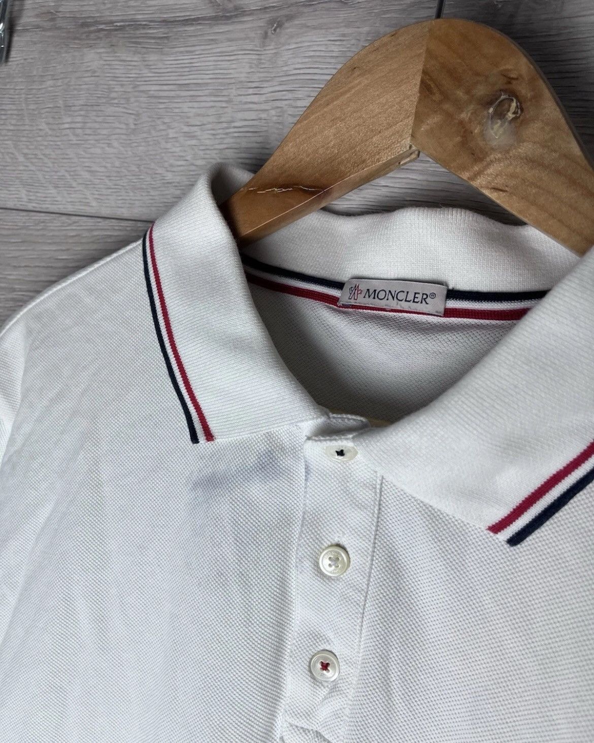 Moncler MENS POLO MONCLER SIZE XL Y2K LUXURY ORIGINAL Size US XL / EU 56 / 4 - 3 Thumbnail