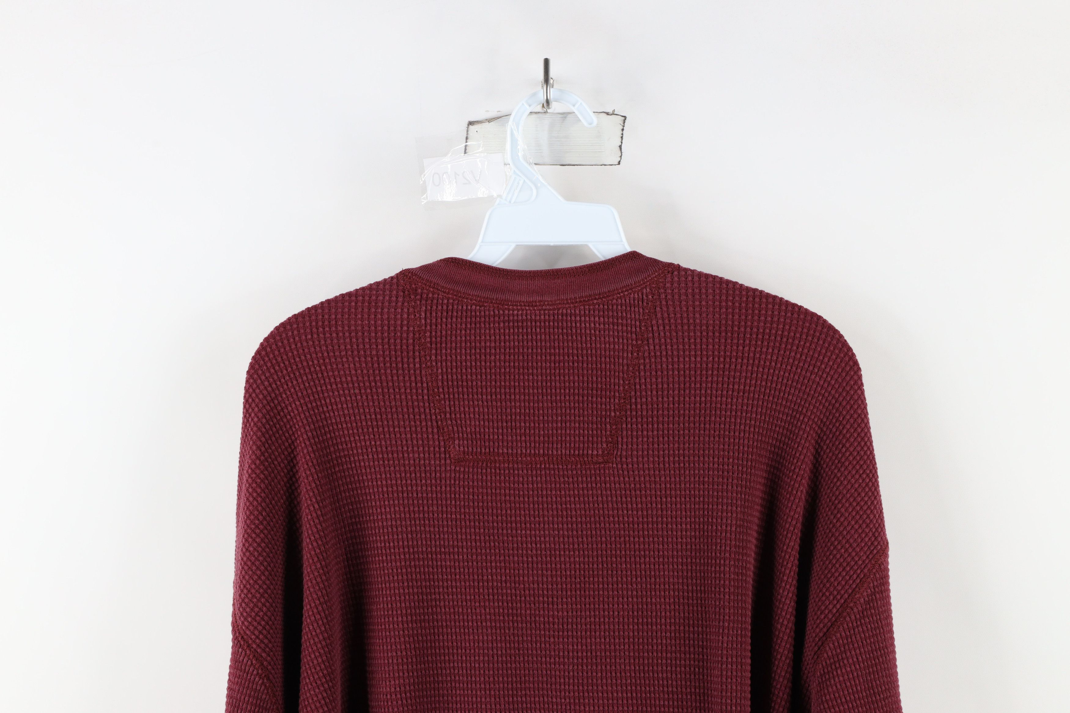 Eddie Bauer × Vintage Vintage 90s Eddie Bauer Knit Long Sleeve Henley T-Shirt Size US XXL / EU 58 / 5 - 10 Thumbnail