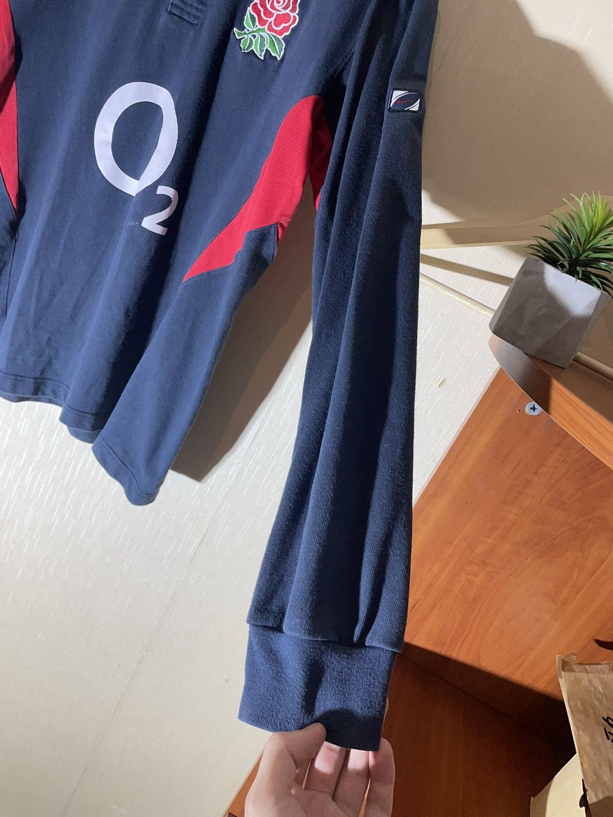 Nike × Vintage Nike England rugby vintage jersey 90s Size US L / EU 52-54 / 3 - 7 Thumbnail