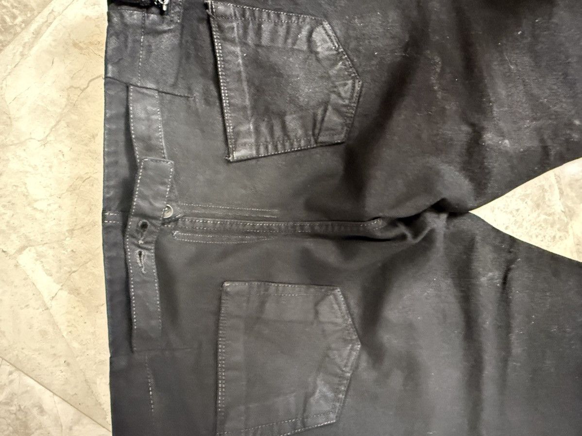 Rick Owens Drkshdw Rick Owens Drkshadw air cut wax denim Size US 34 / EU 50 - 9 Thumbnail
