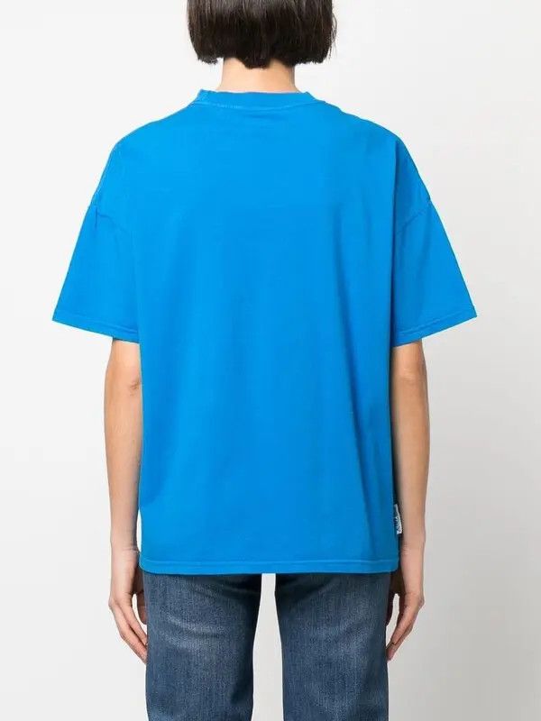 AUTRY o1y0725 Crewneck T-Shirt in Blue Size S / US 4 / IT 40 - 4 Thumbnail