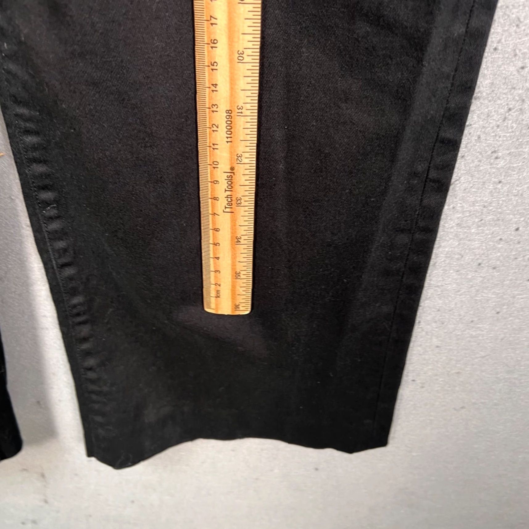 Oak + Fort Oak + Fort Pants Women Adult 8 High-Waisted Cotton Blend Straight Leg Black Mustard 31in Inseam Chino 2-Tone Vintage/98s? Size 30" / US 8 / IT 44 - 6 Thumbnail