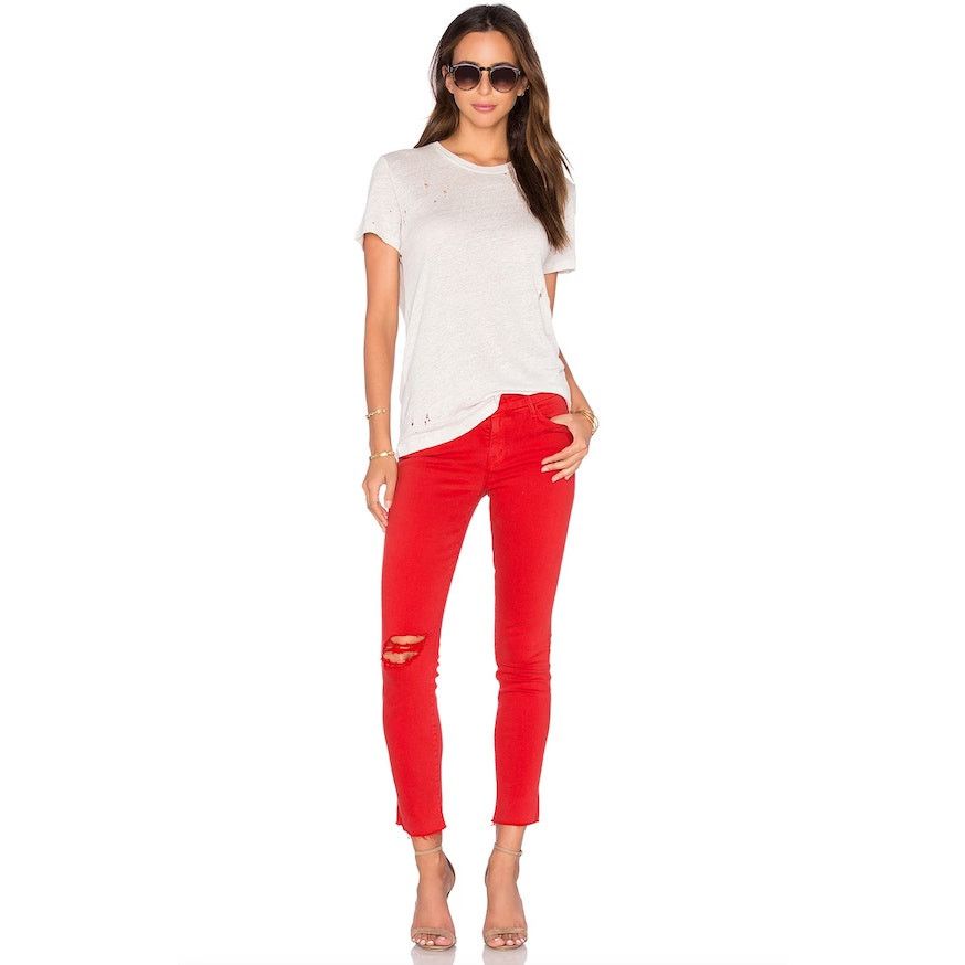 MOTHER Mother Red Jeans | Size 29 Size 30" / US 8 / IT 44 - 10 Thumbnail