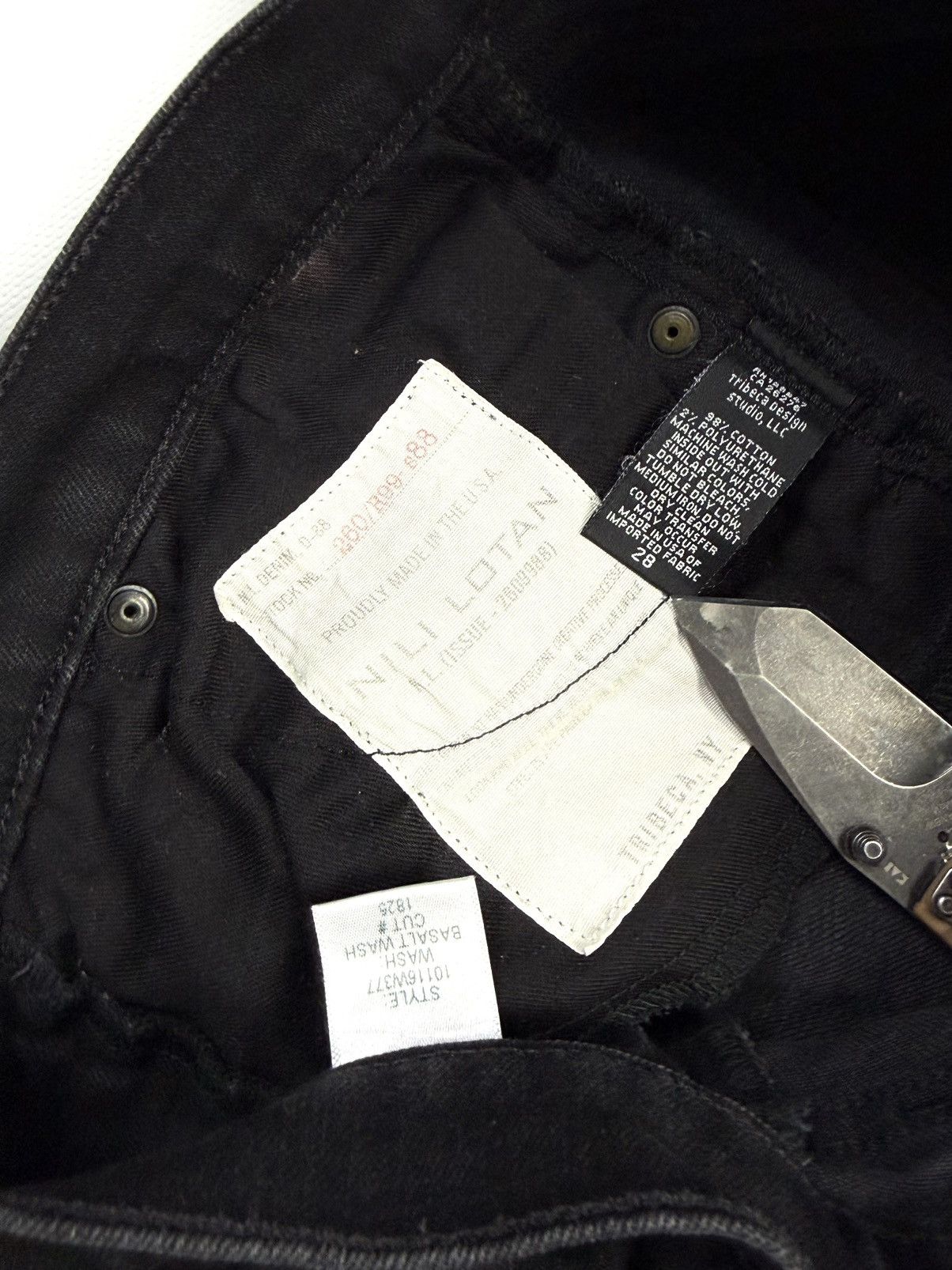 Nili Lotan Nili Lotan High Waist Skinny Jeans Raw Hem USA Avantgarde Size 28" / US 6 / IT 42 - 12 Thumbnail