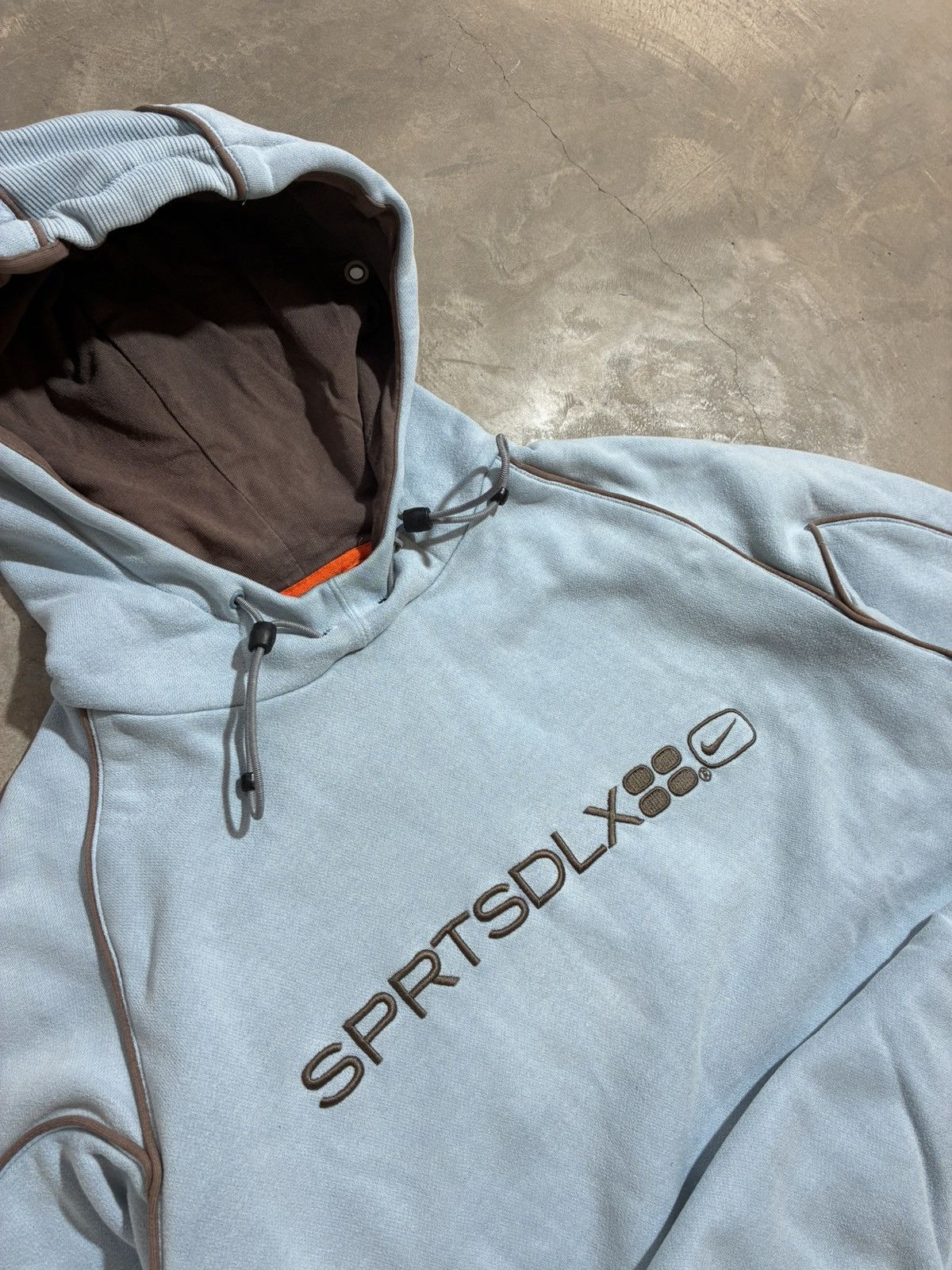 Nike Vintage Nike SPRTSDLX Hoodie Boxy Swoosh Y2K S Gorpcore tech Size US S / EU 44-46 / 1 - 2 Thumbnail